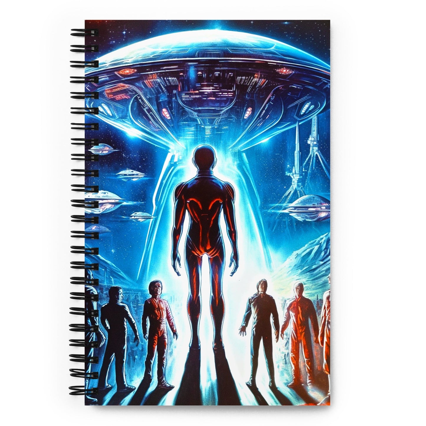 Celestial Visitors - Spiral notebook - BBairt