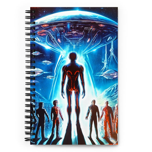 Celestial Visitors - Spiral notebook - BBairt