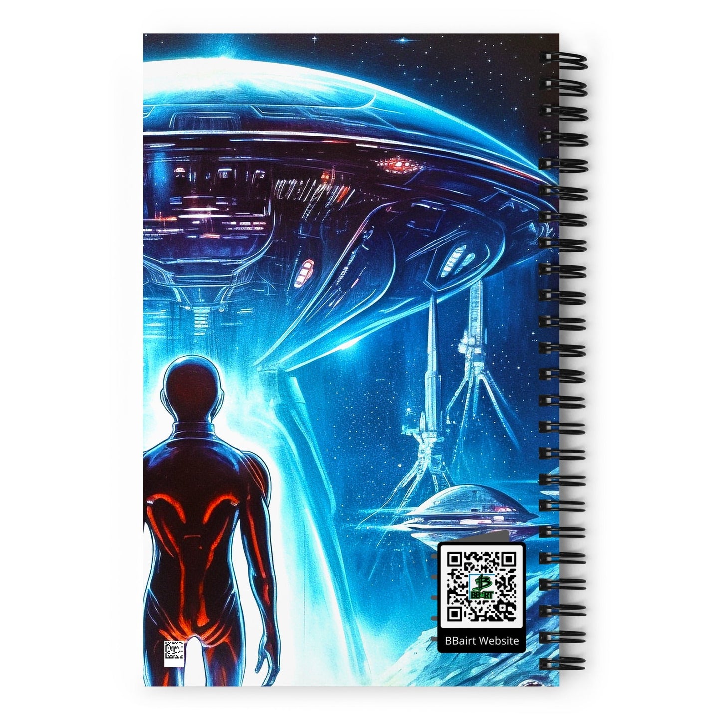 Celestial Visitors - Spiral notebook - BBairt