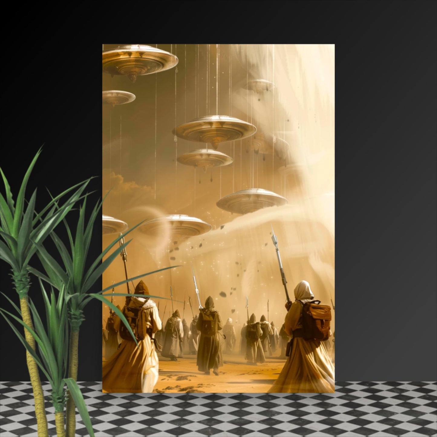 Chronicles of the Golden Invaders - Photo paper poster - BBairt