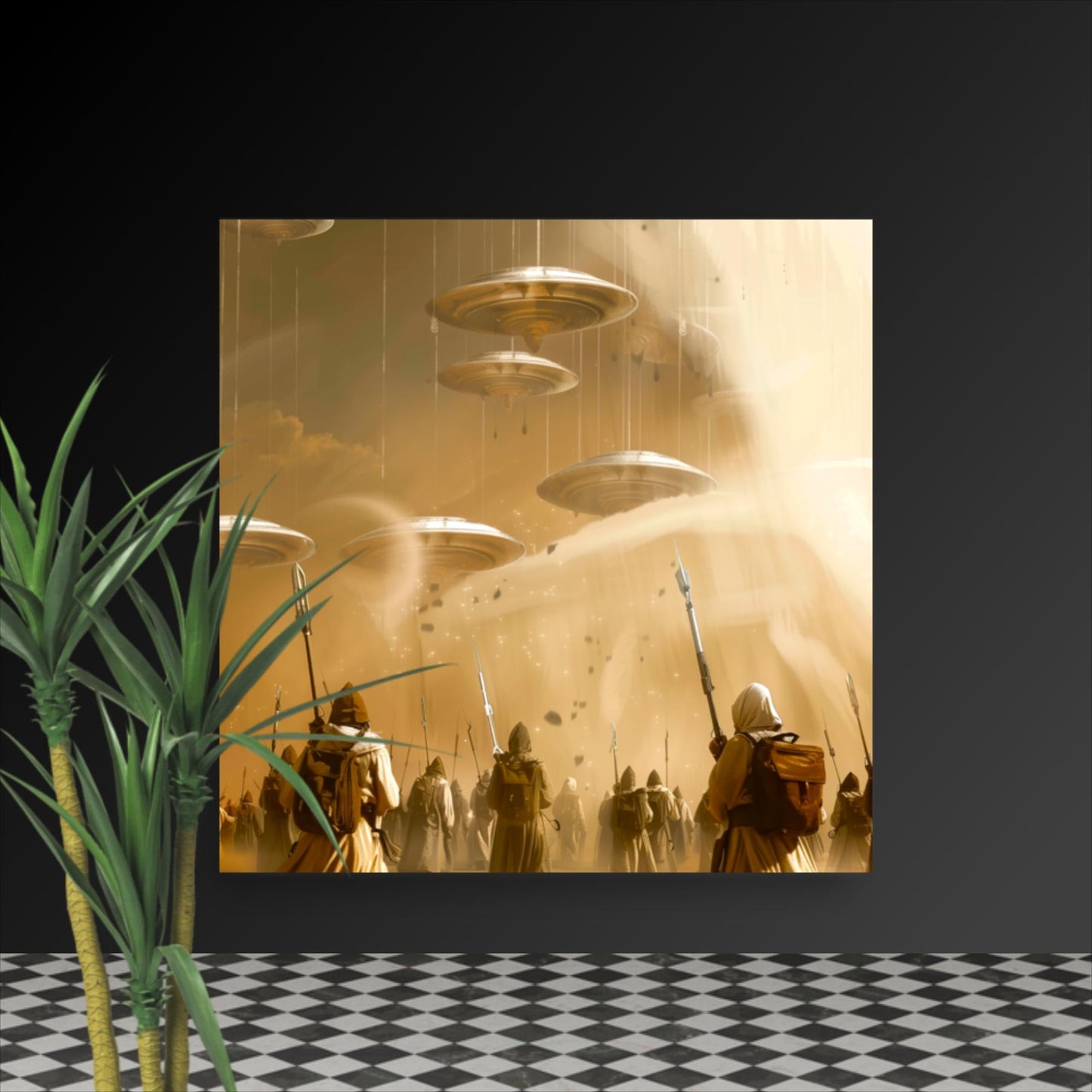 Chronicles of the Golden Invaders - Photo paper poster - BBairt