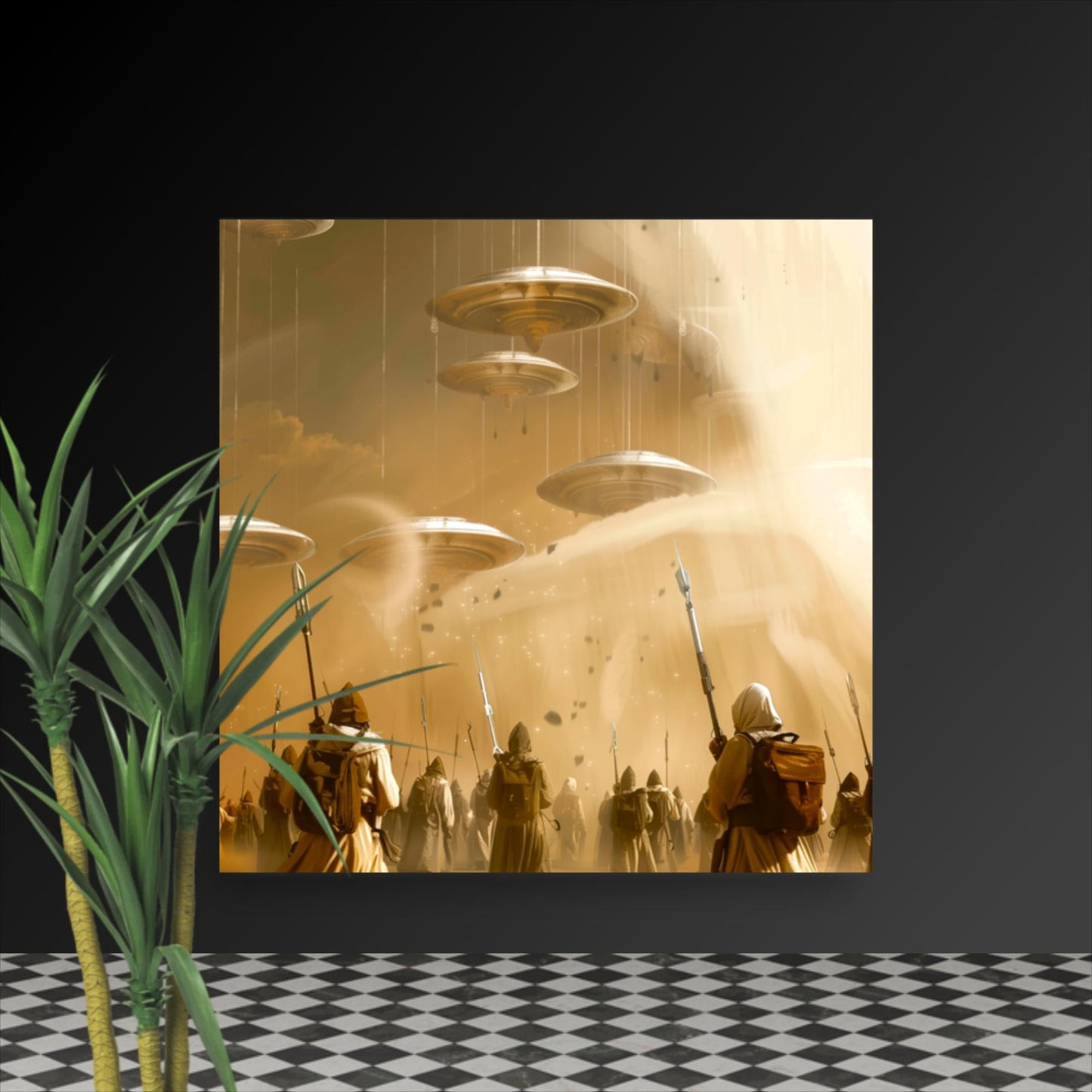 Chronicles of the Golden Invaders - Photo paper poster - BBairt