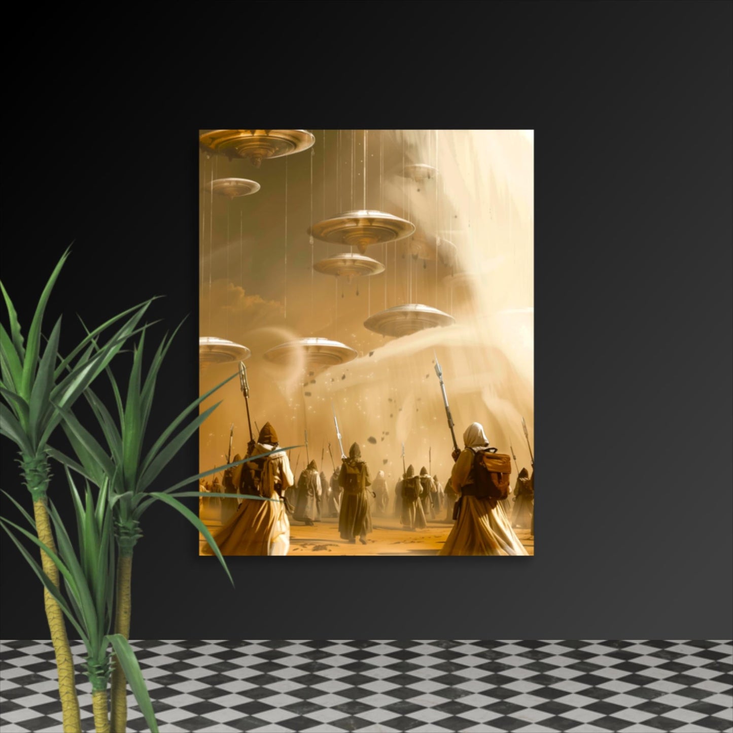 Chronicles of the Golden Invaders - Photo paper poster - BBairt