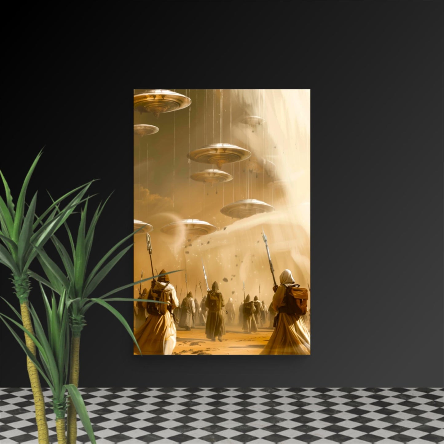 Chronicles of the Golden Invaders - Photo paper poster - BBairt
