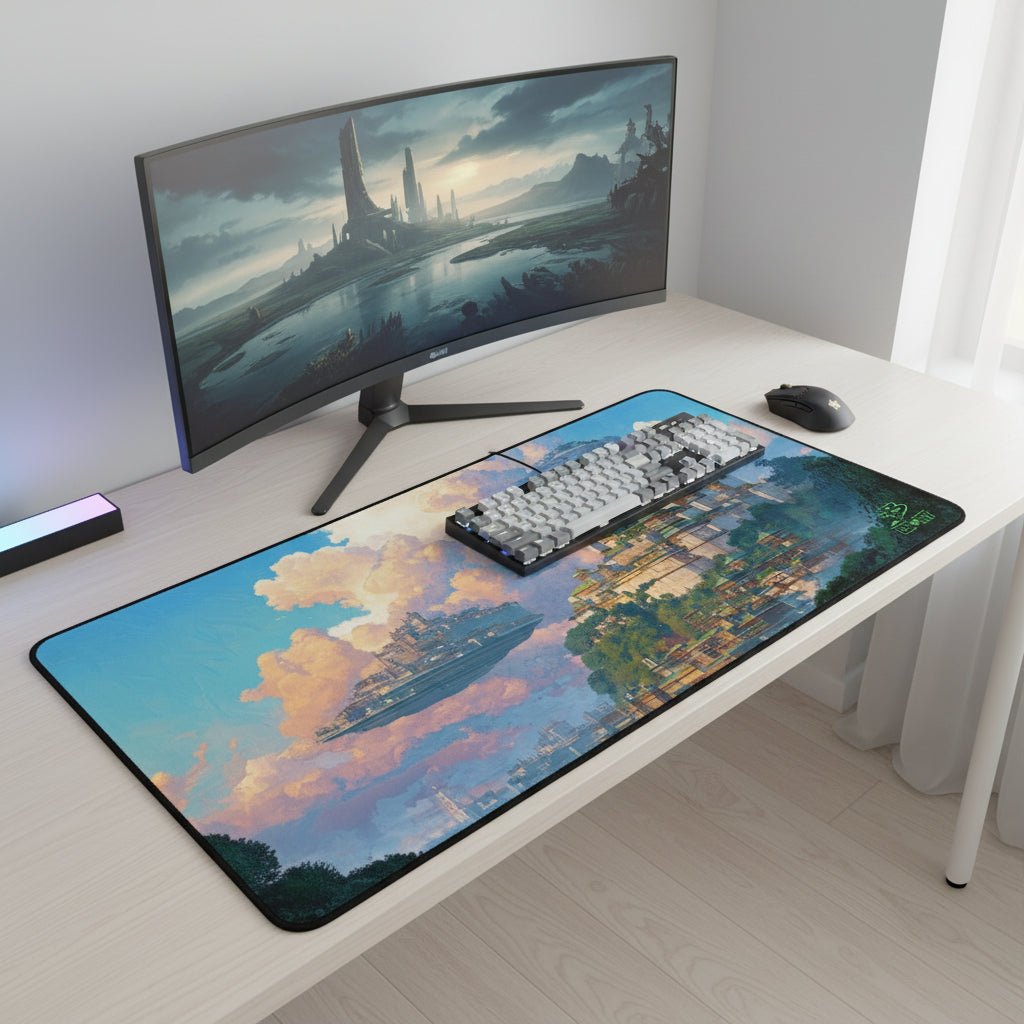 Citadels of the Cumulus Way – Desk Mat - BBairt