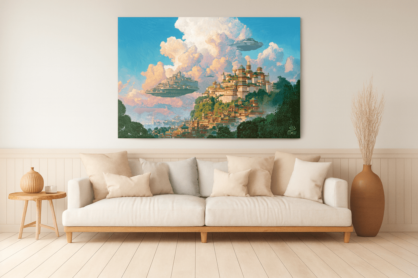 Citadels of the Cumulus Way – Photo Paper Poster - BBairt