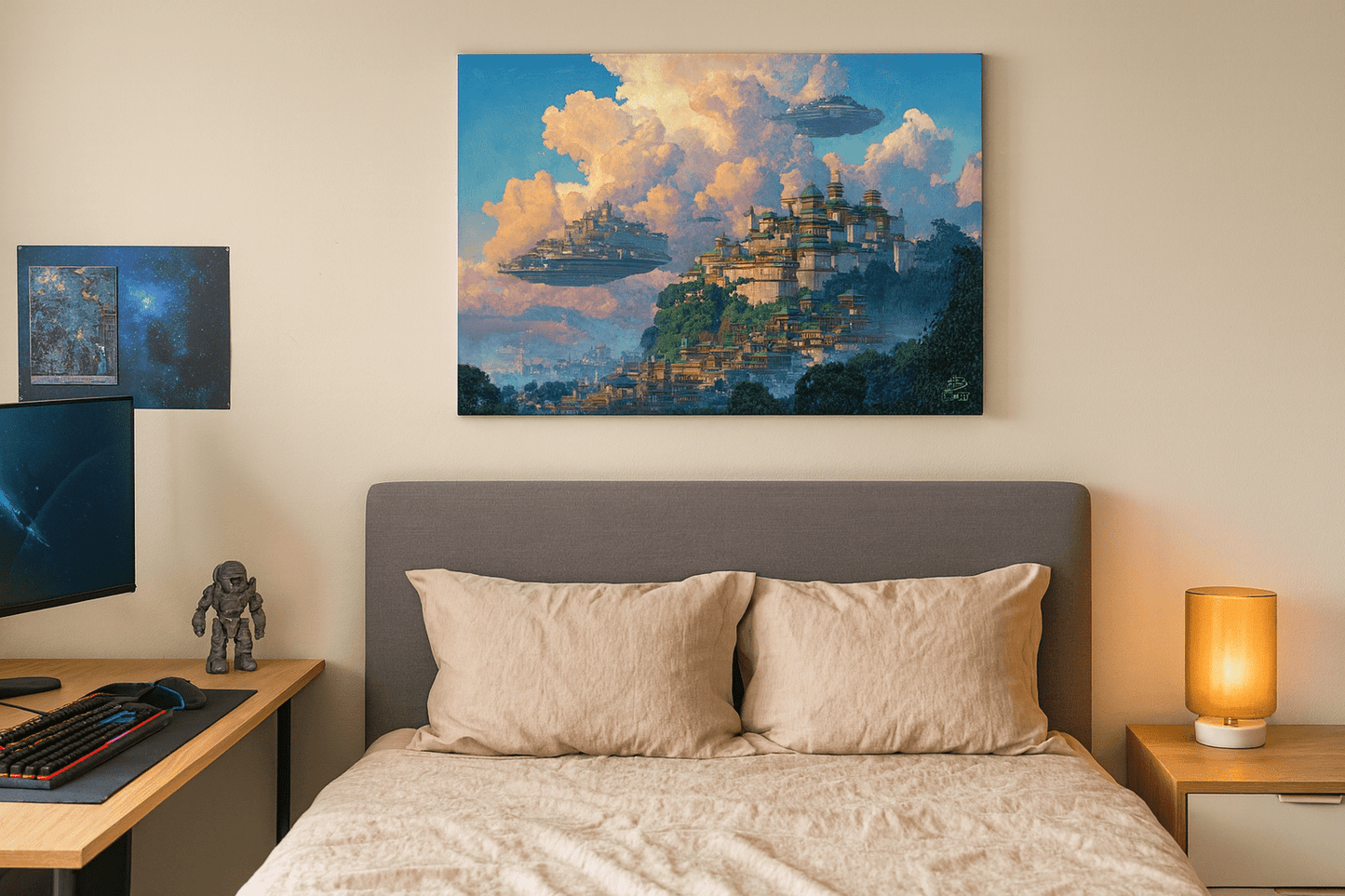 Citadels of the Cumulus Way – Photo Paper Poster - BBairt