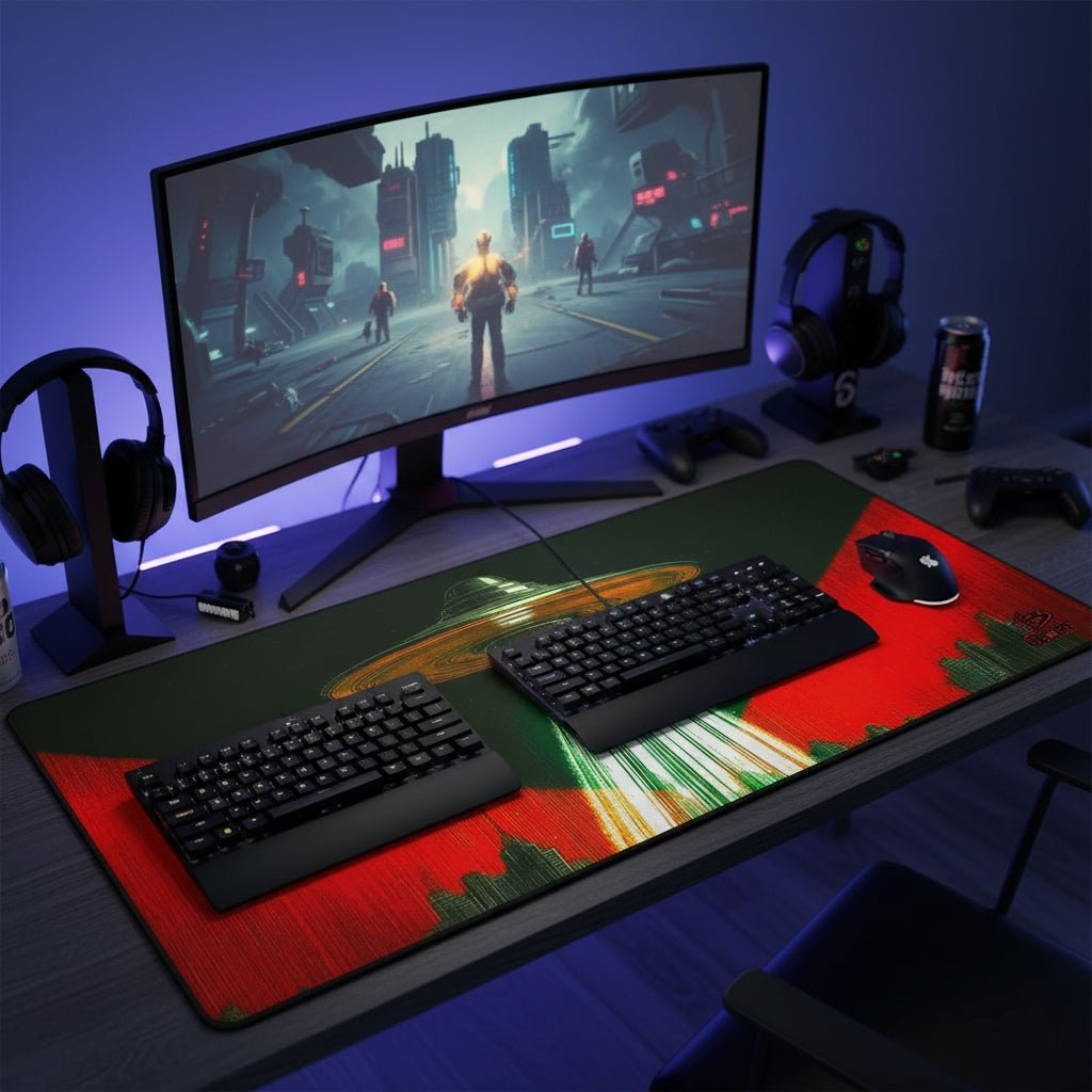 City of Beams Desk Mat from BBairt