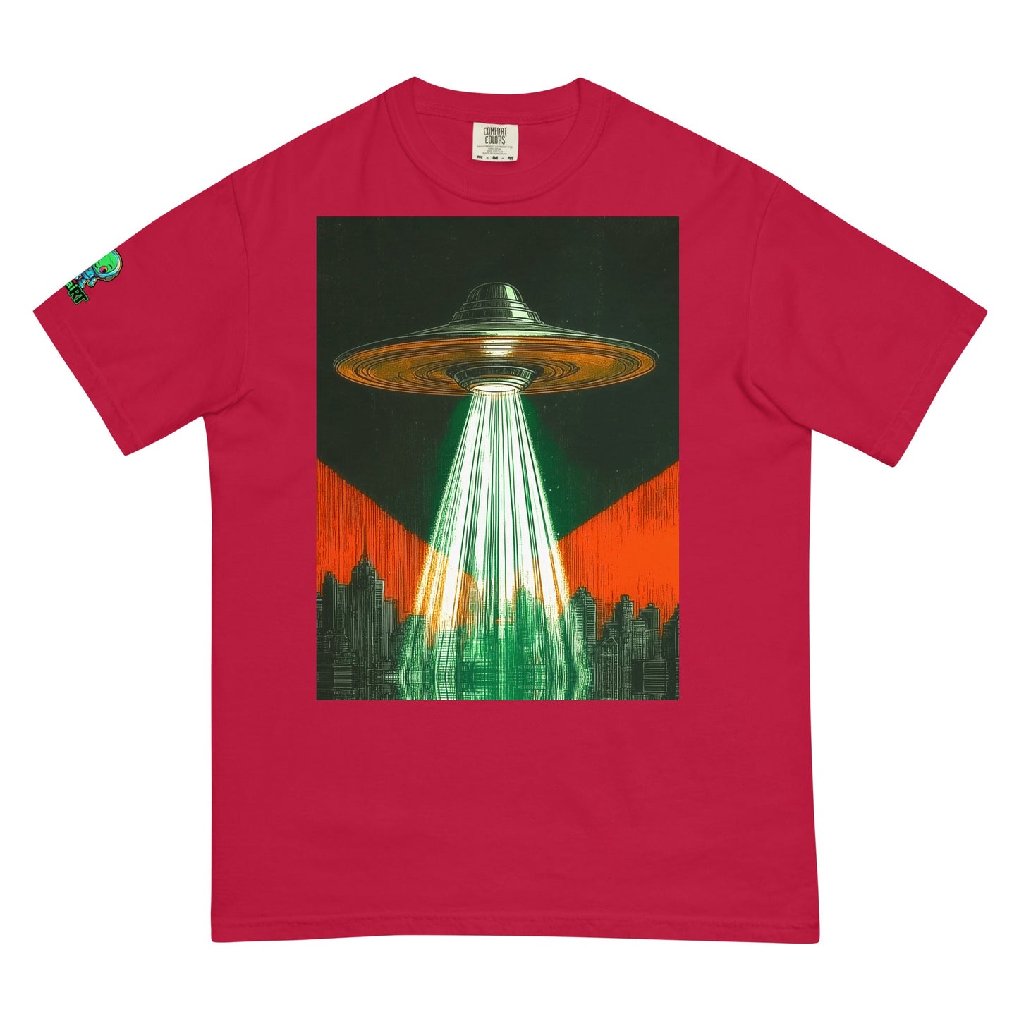 City of Beams - Unisex garment - dyed heavyweight t-shirt - BBairt