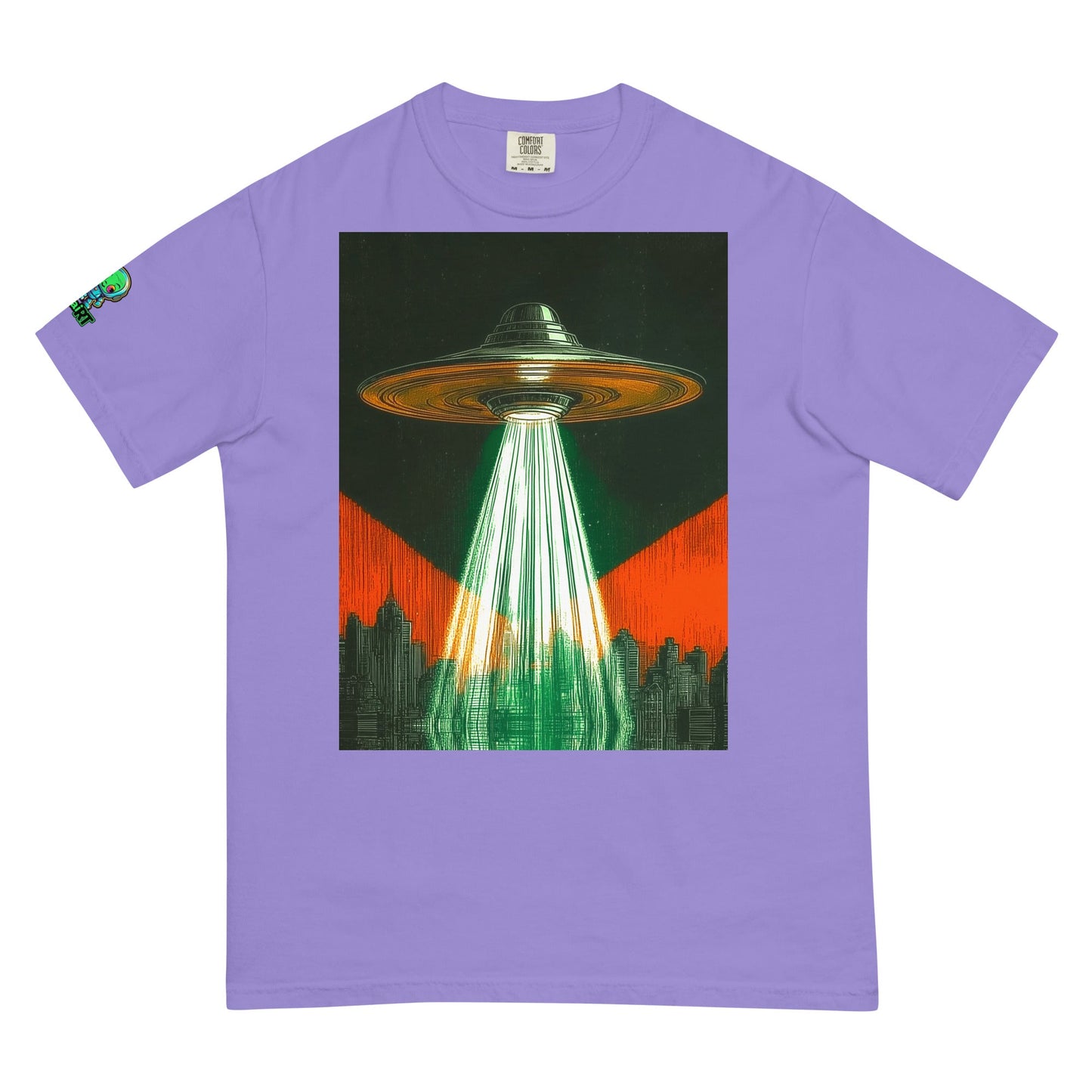 City of Beams - Unisex garment - dyed heavyweight t-shirt - BBairt