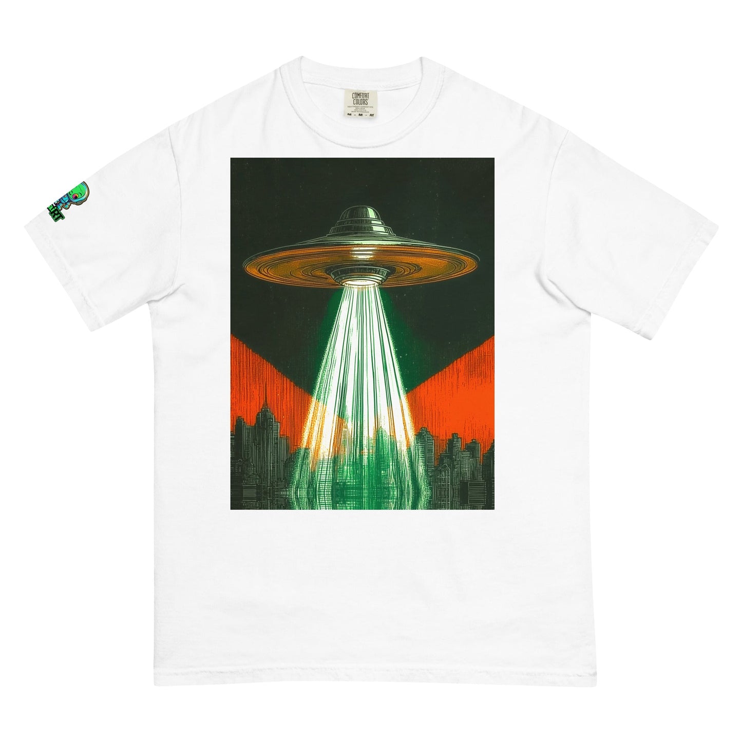 City of Beams - Unisex garment - dyed heavyweight t-shirt - BBairt
