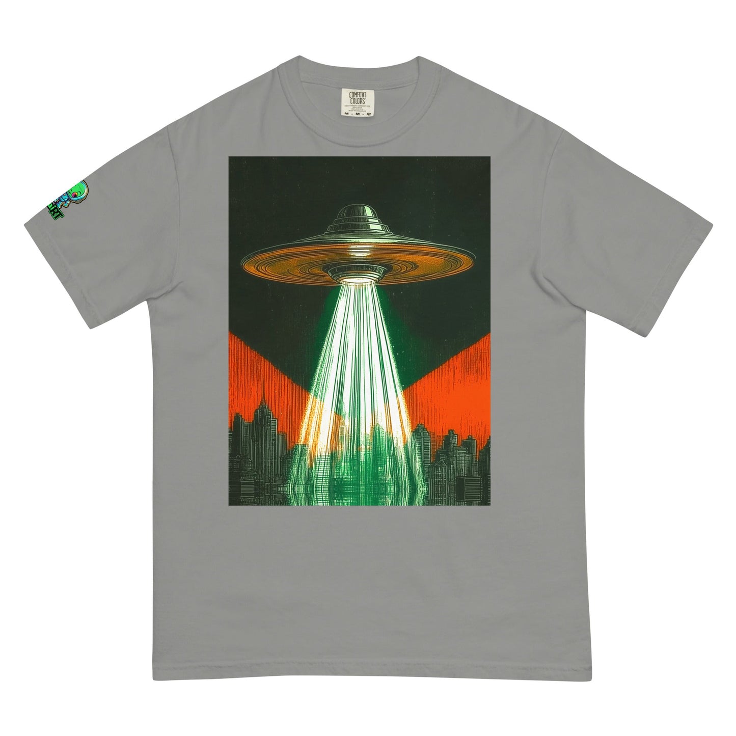 City of Beams - Unisex garment - dyed heavyweight t-shirt - BBairt