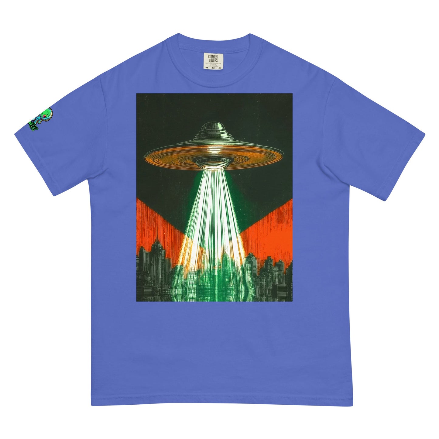 City of Beams - Unisex garment - dyed heavyweight t-shirt - BBairt