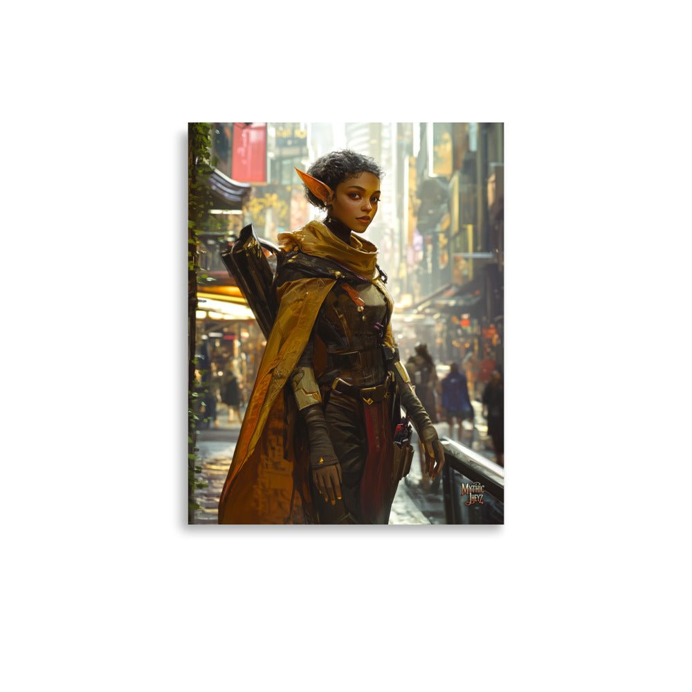 City Strider Photo Paper Poster - Mythic Jheyz Collection - BBairt
