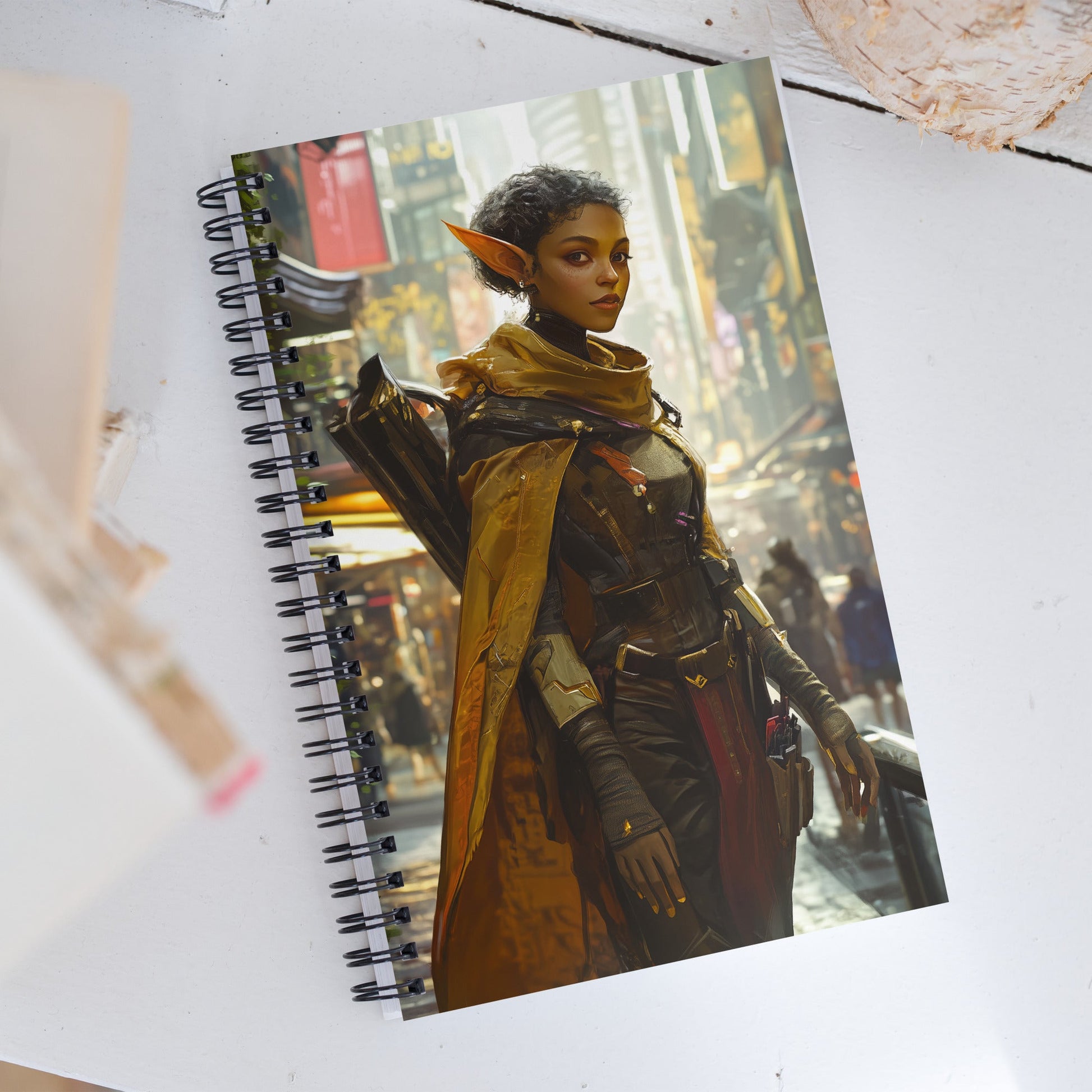 City Strider Spiral Notebook - Mythic Jheyz Collection - BBairt