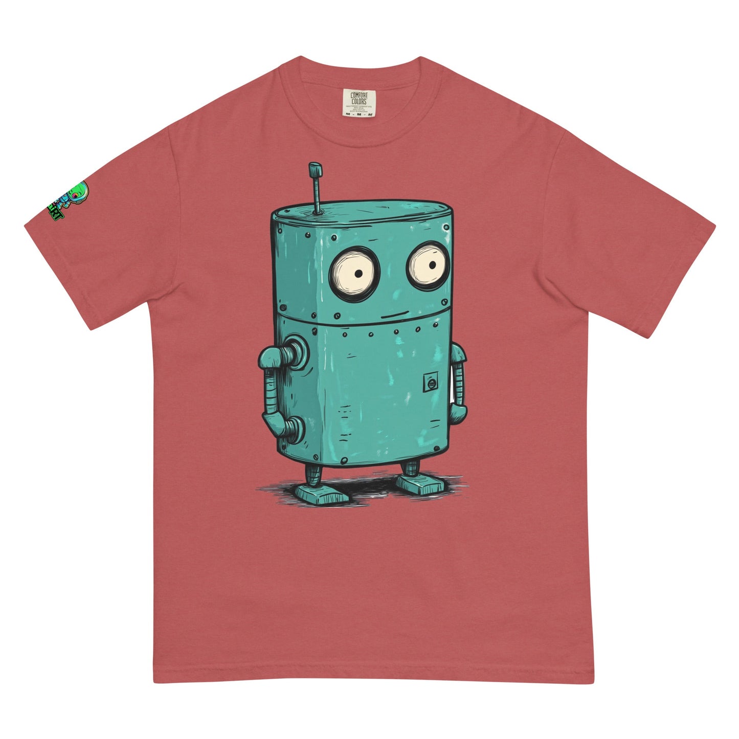 Clyde the Loyal Droid - Unisex garment - dyed heavyweight t-shirt - BBairt