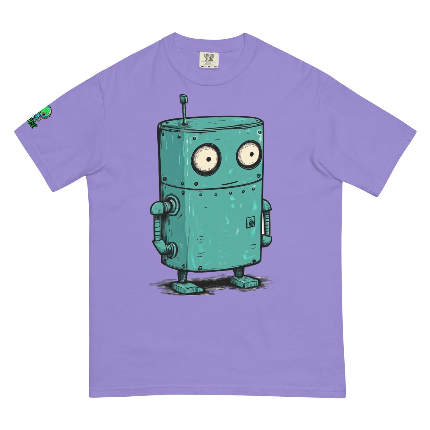 Clyde the Loyal Droid - Unisex garment - dyed heavyweight t-shirt - BBairt