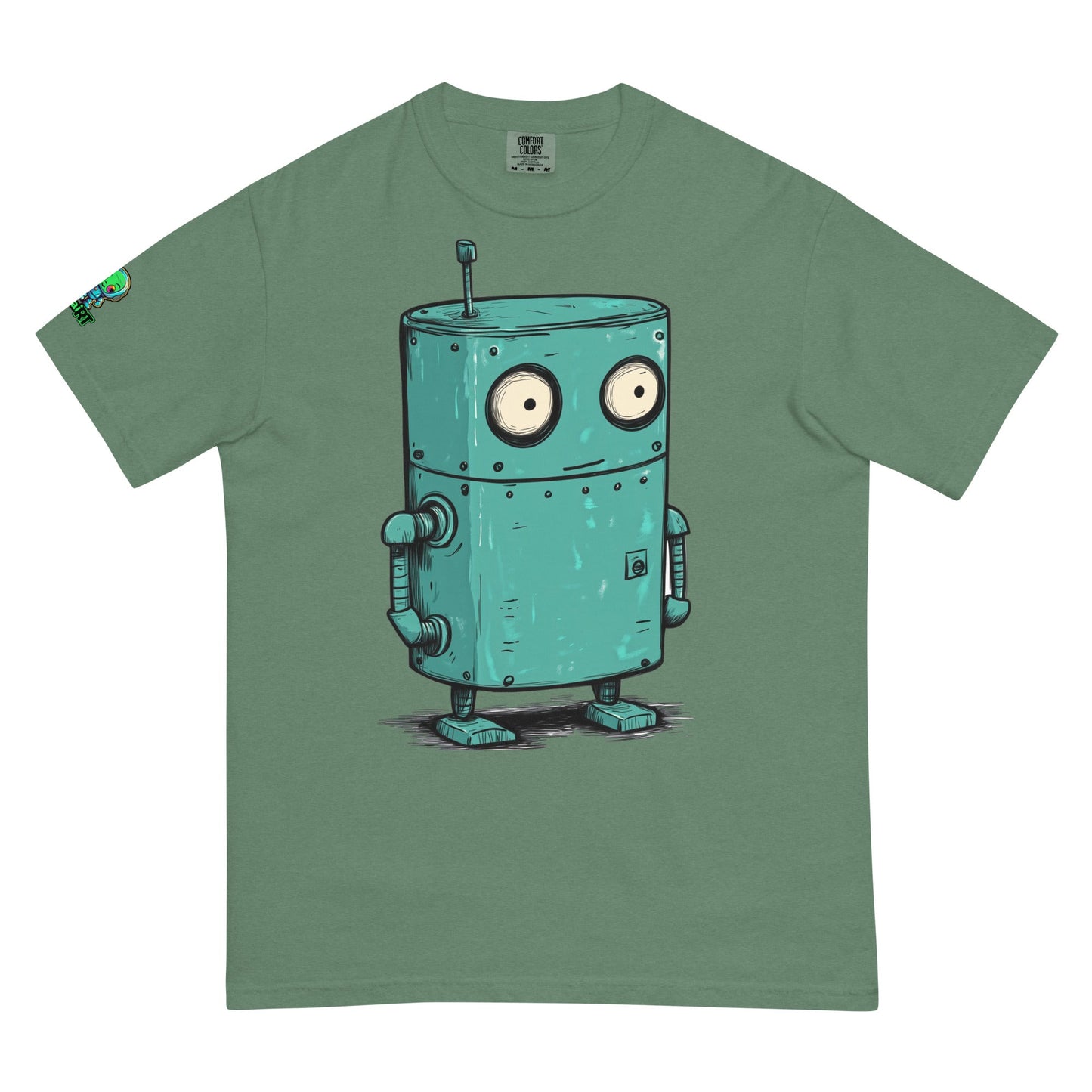 Clyde the Loyal Droid - Unisex garment - dyed heavyweight t-shirt - BBairt