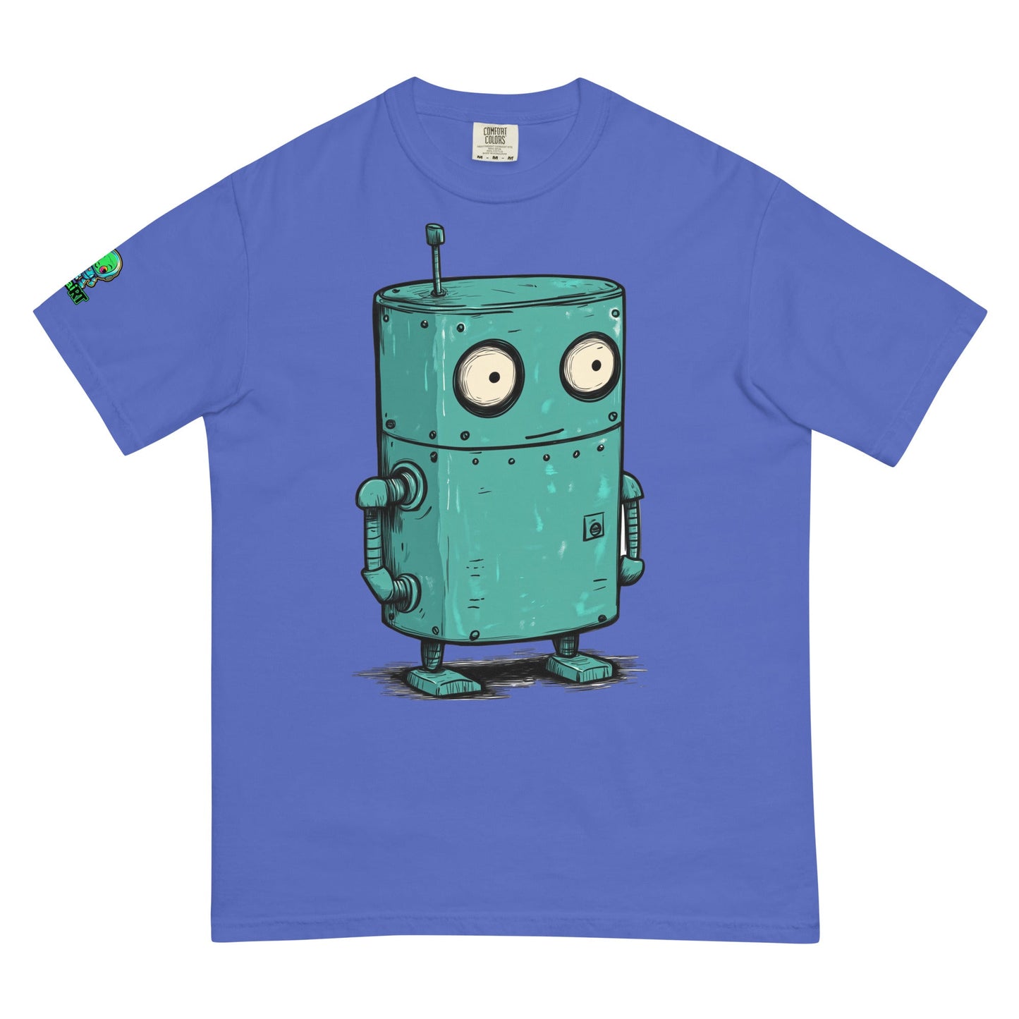 Clyde the Loyal Droid - Unisex garment - dyed heavyweight t-shirt - BBairt