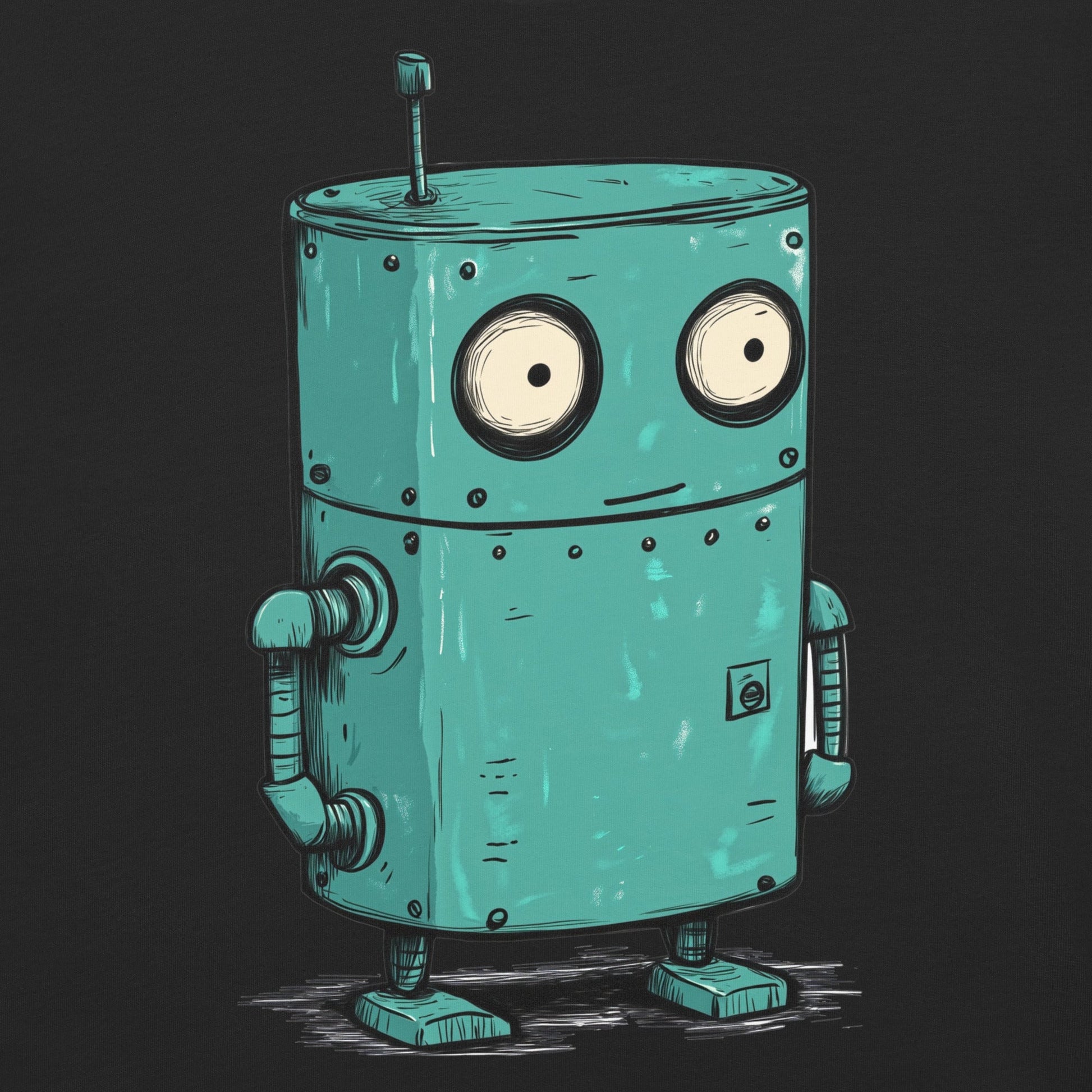 Clyde the Loyal Droid - Unisex garment - dyed heavyweight t-shirt - BBairt