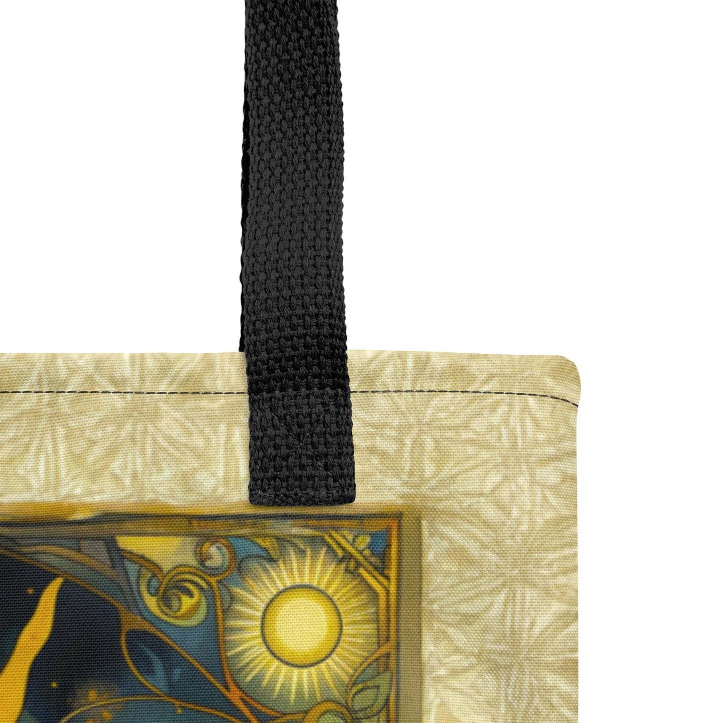 Cosmic Harmony: Sun and Moon Balance - Eco Tote Bag - BBairt