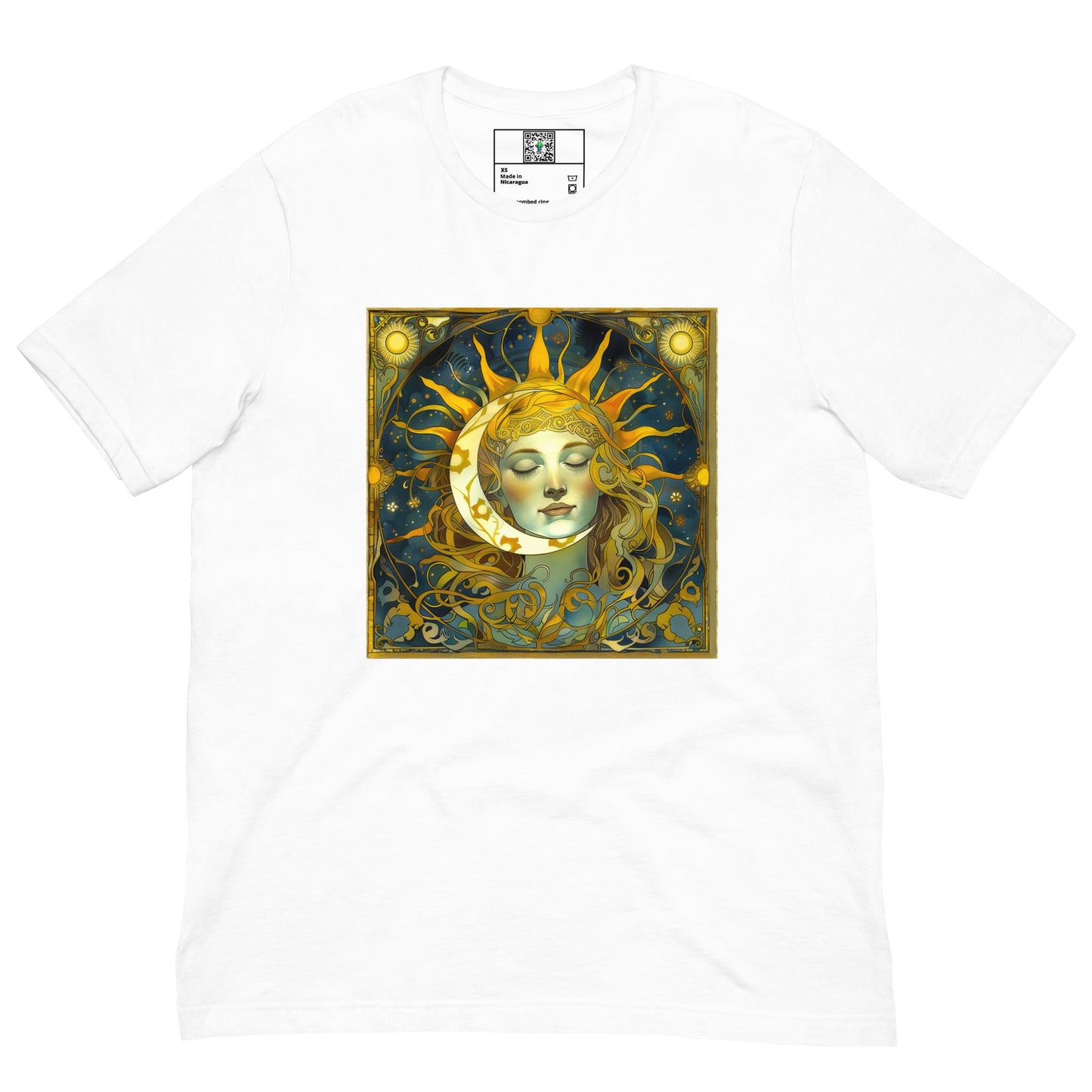 Cosmic Harmony: Sun and Moon Balance - Unisex T-Shirt - BBairt