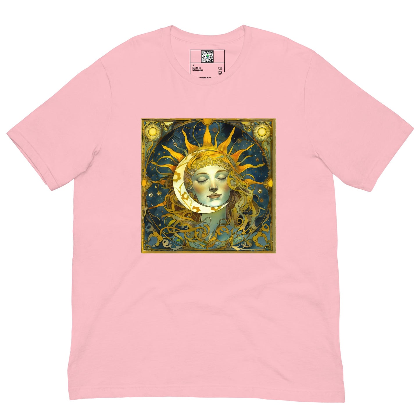 Cosmic Harmony: Sun and Moon Balance - Unisex T-Shirt - BBairt