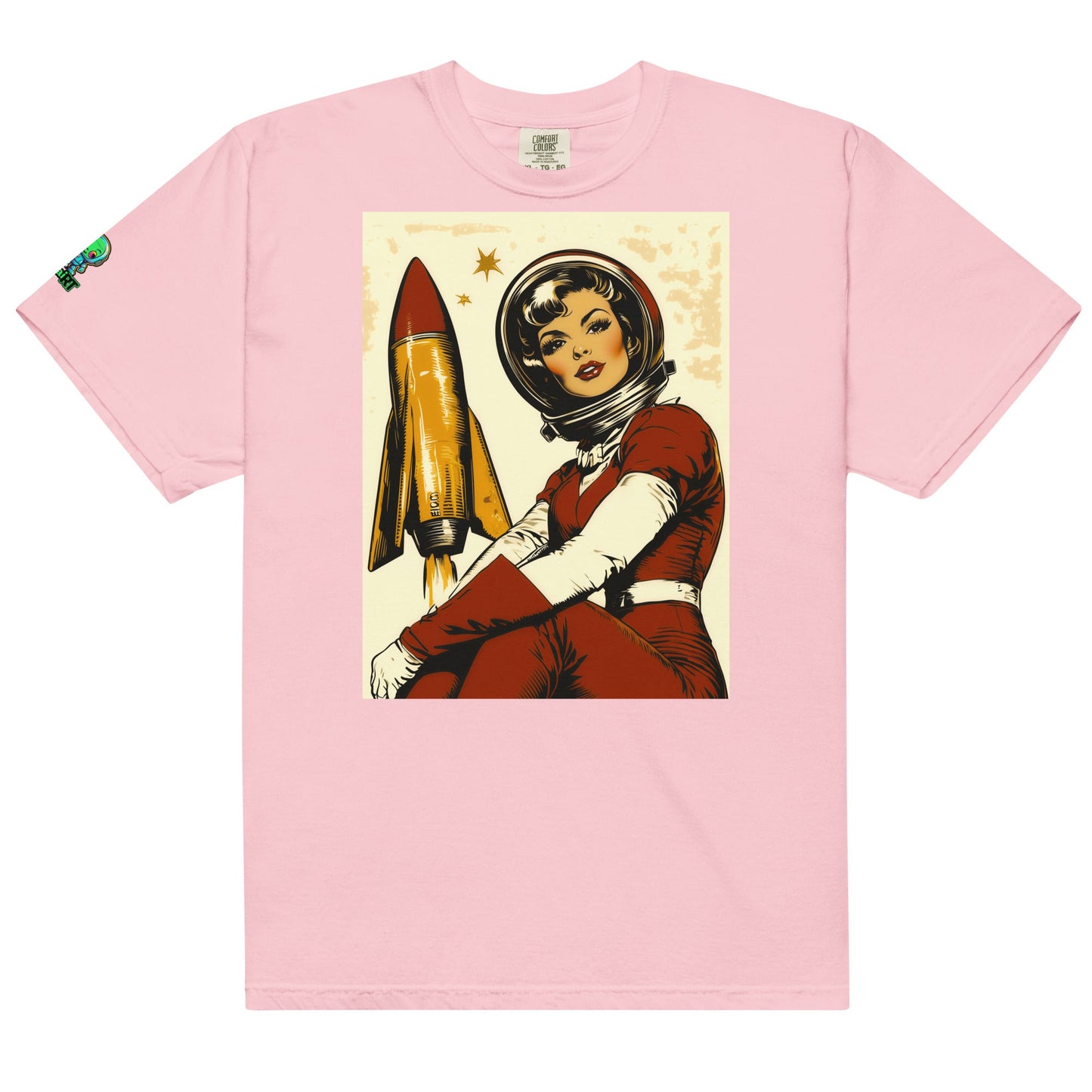 Cosmic Pioneer - Unisex garment - dyed heavyweight t-shirt - BBairt