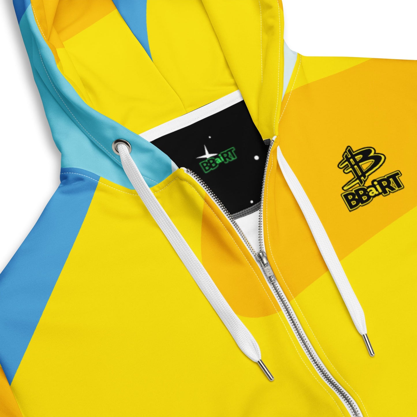 Cosmo the Cuddlebear - Unisex All - Over Print Zip Hoodie - BBairt