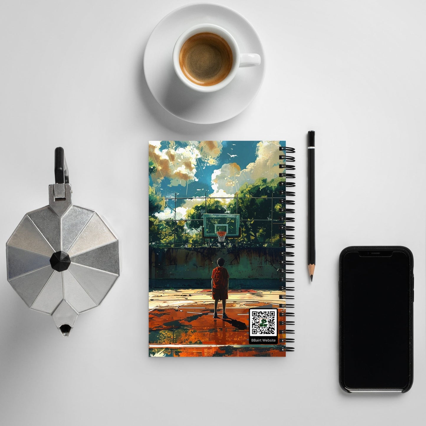 Courts of Ambition - Spiral notebook - BBairt