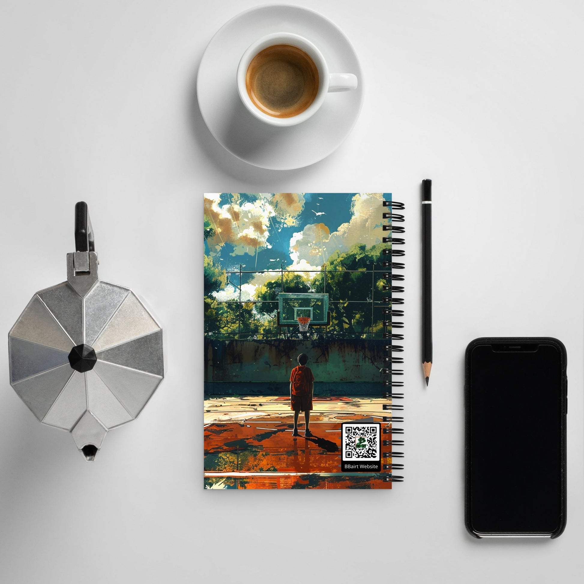 Courts of Ambition - Spiral notebook - BBairt