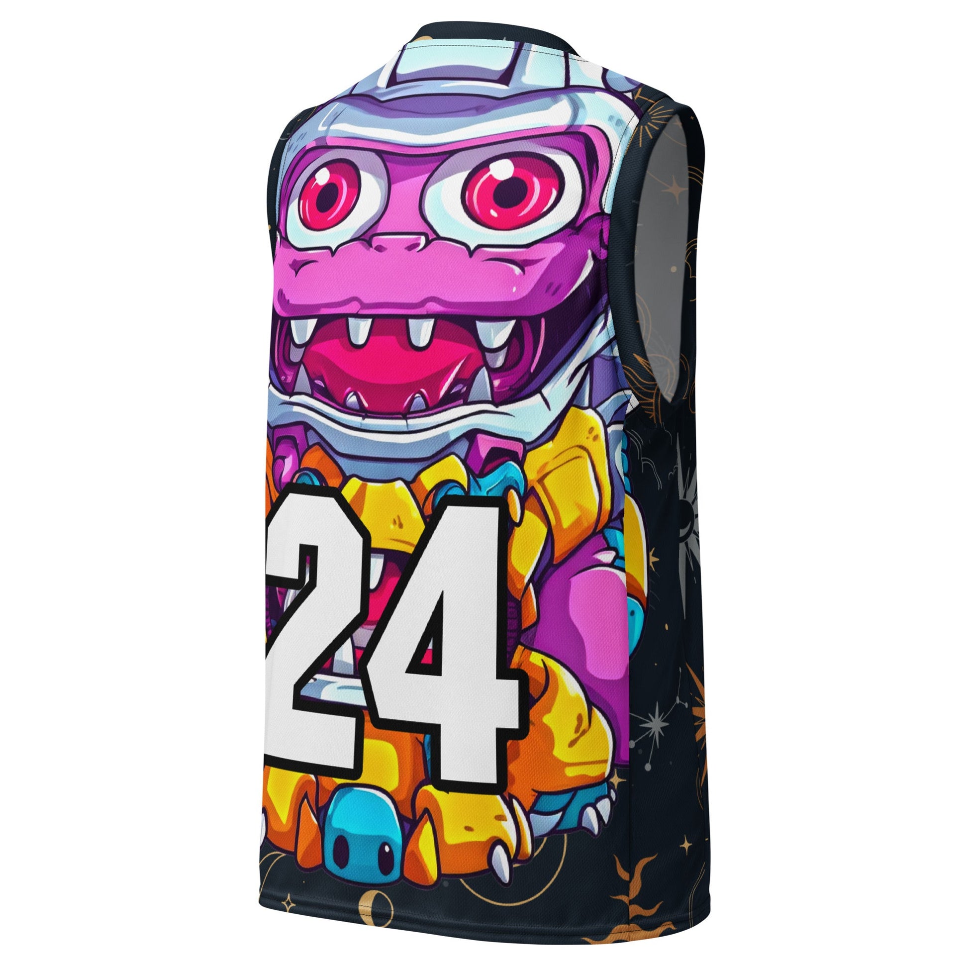 Cyber Critter - Recycled unisex basketball jersey - Starry Odyssey Colorway - BBairt