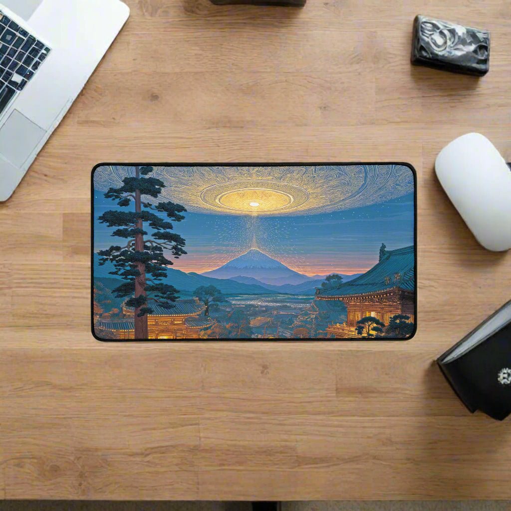 Dawn Over the Celestial Gate - Desk Mat - BBairt