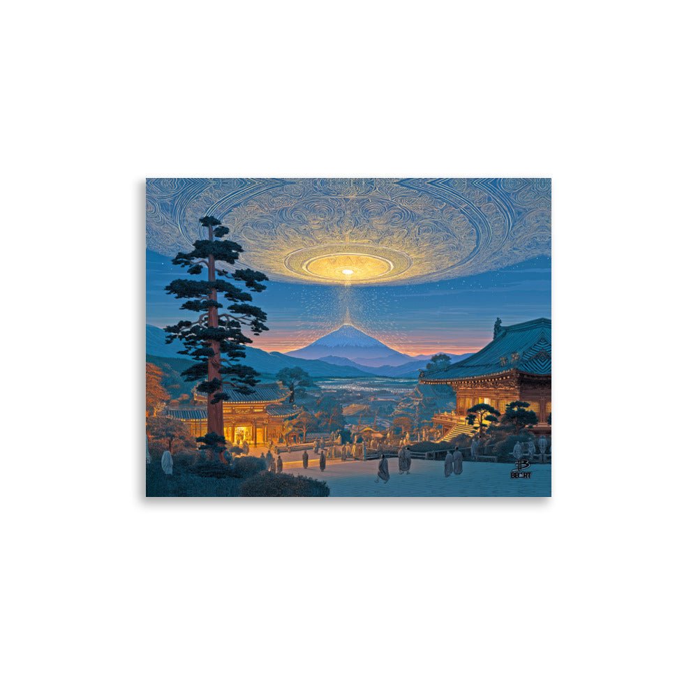 Dawn Over the Celestial Gate – Photo Paper Poster - BBairt