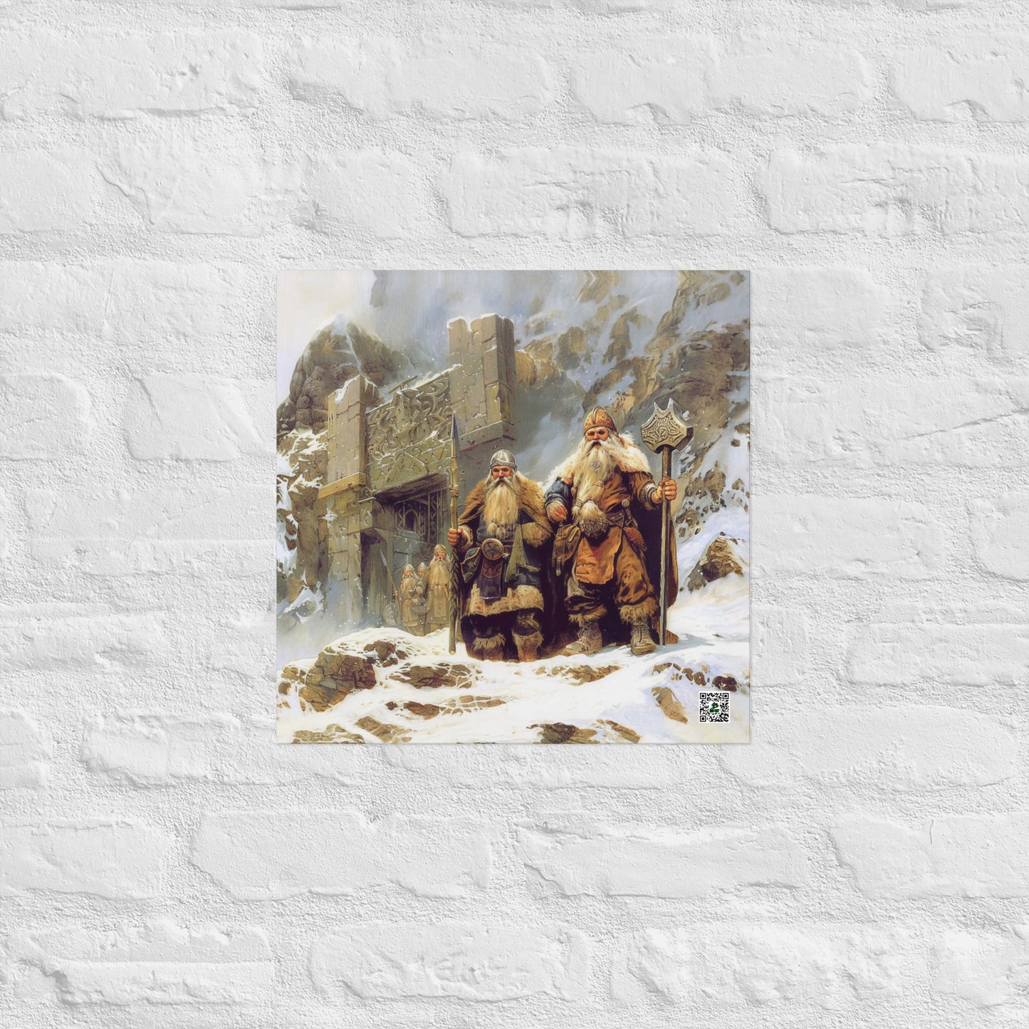 Dwarves of Frostgate - Photo paper poster - BBairt