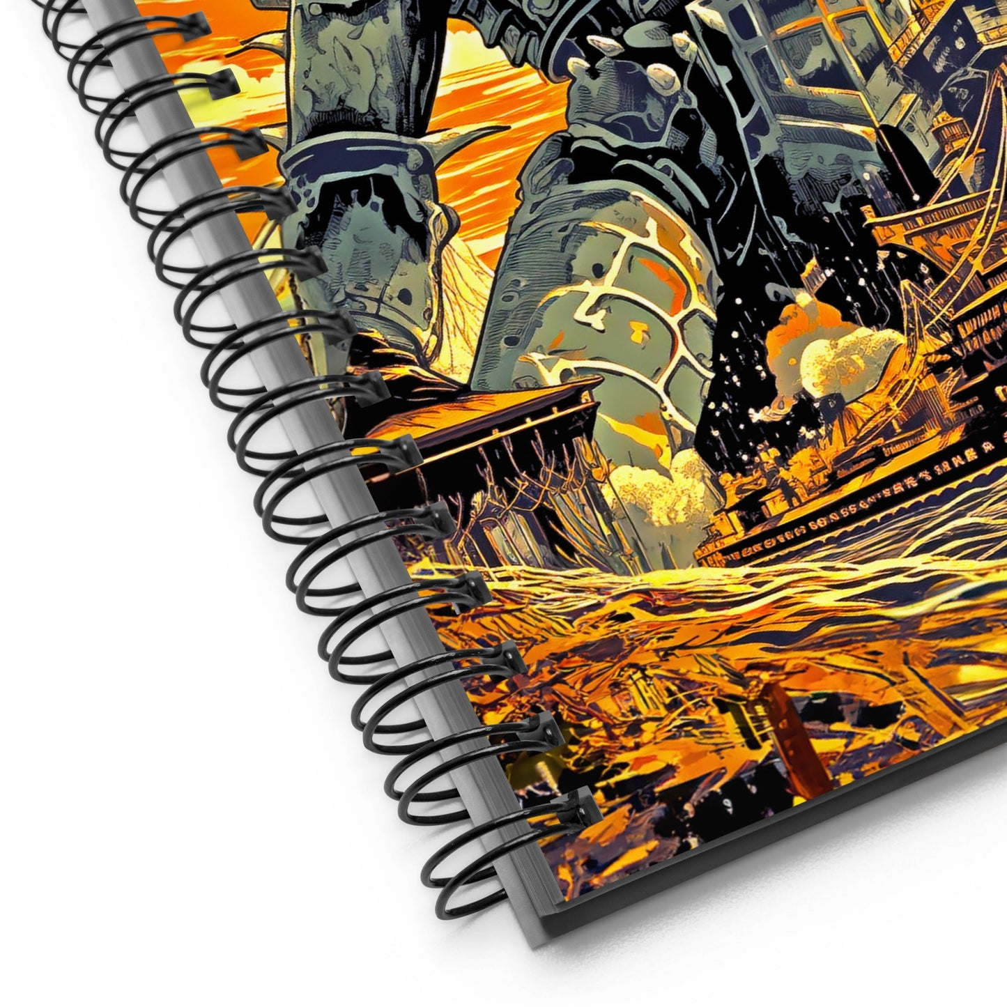 Echoheart, the Sentinel of Discord - Spiral notebook - BBairt