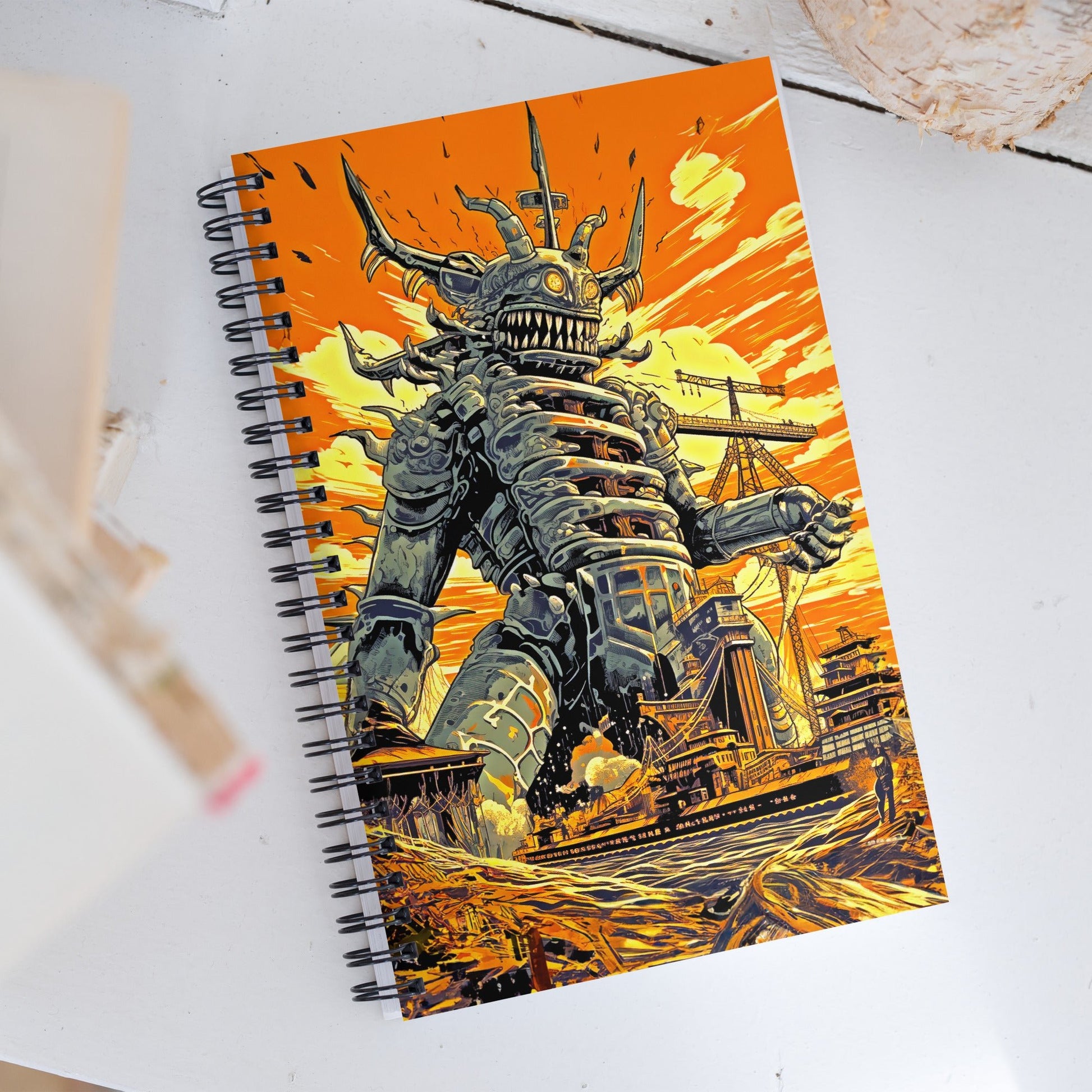 Echoheart, the Sentinel of Discord - Spiral notebook - BBairt