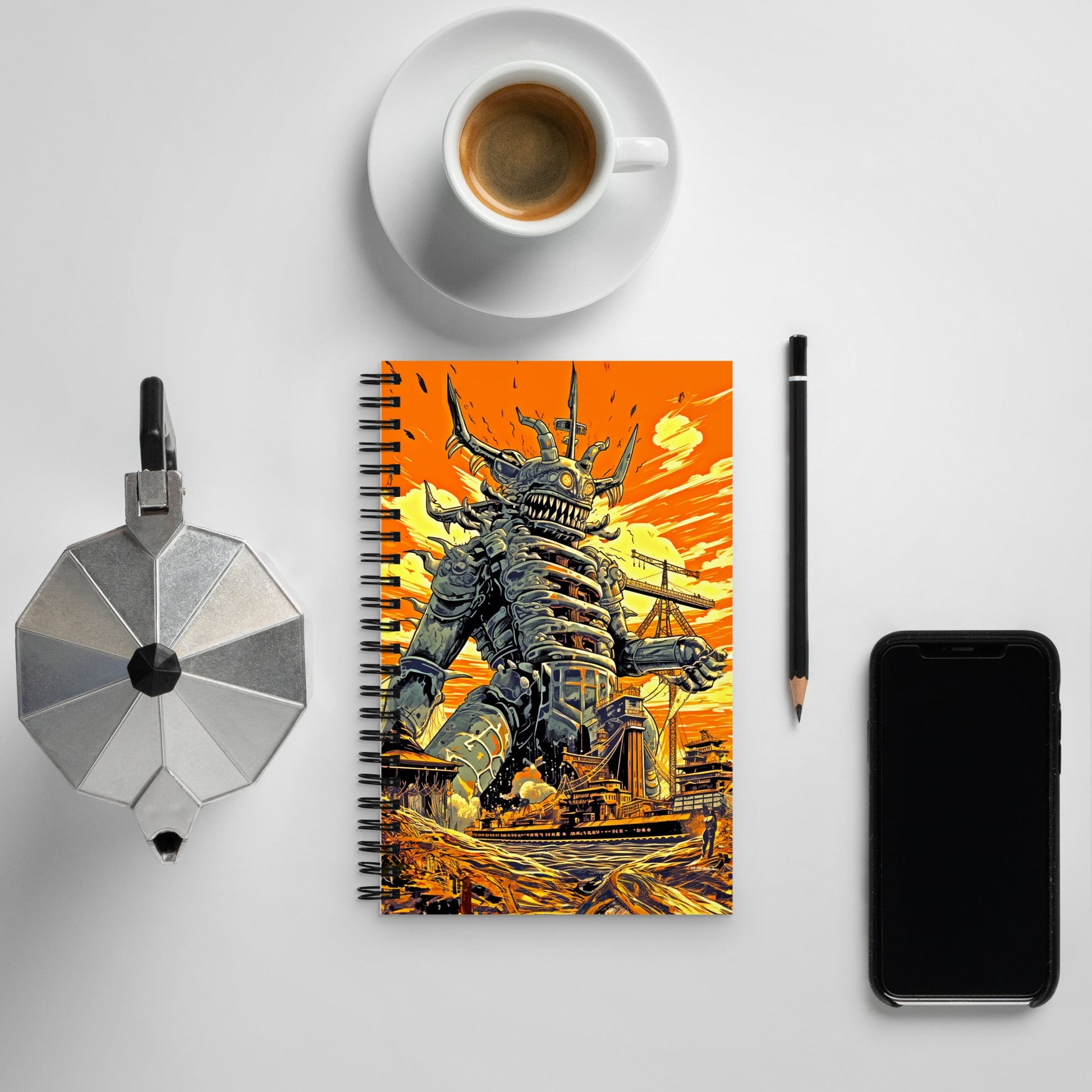 Echoheart, the Sentinel of Discord - Spiral notebook - BBairt