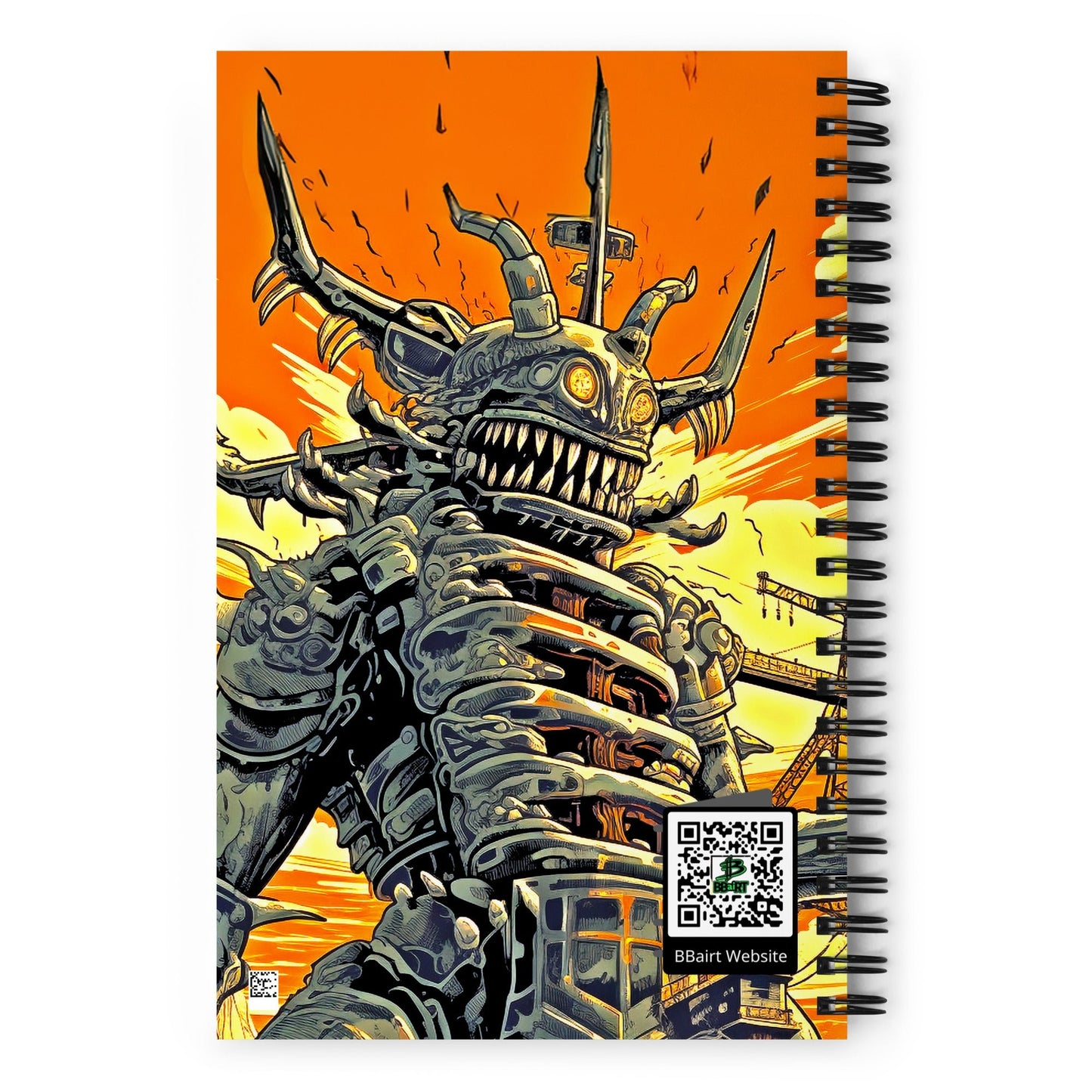 Echoheart, the Sentinel of Discord - Spiral notebook - BBairt
