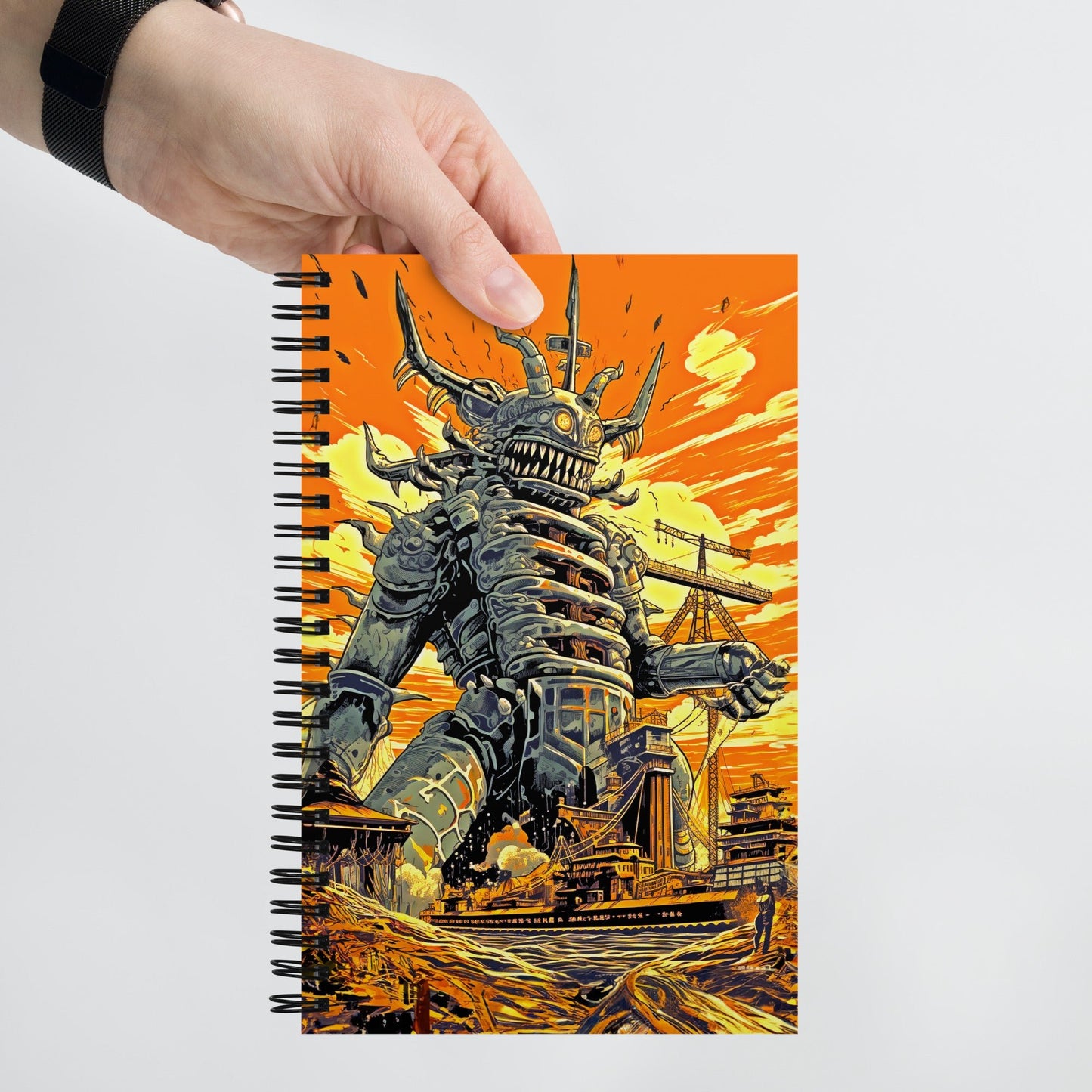 Echoheart, the Sentinel of Discord - Spiral notebook - BBairt