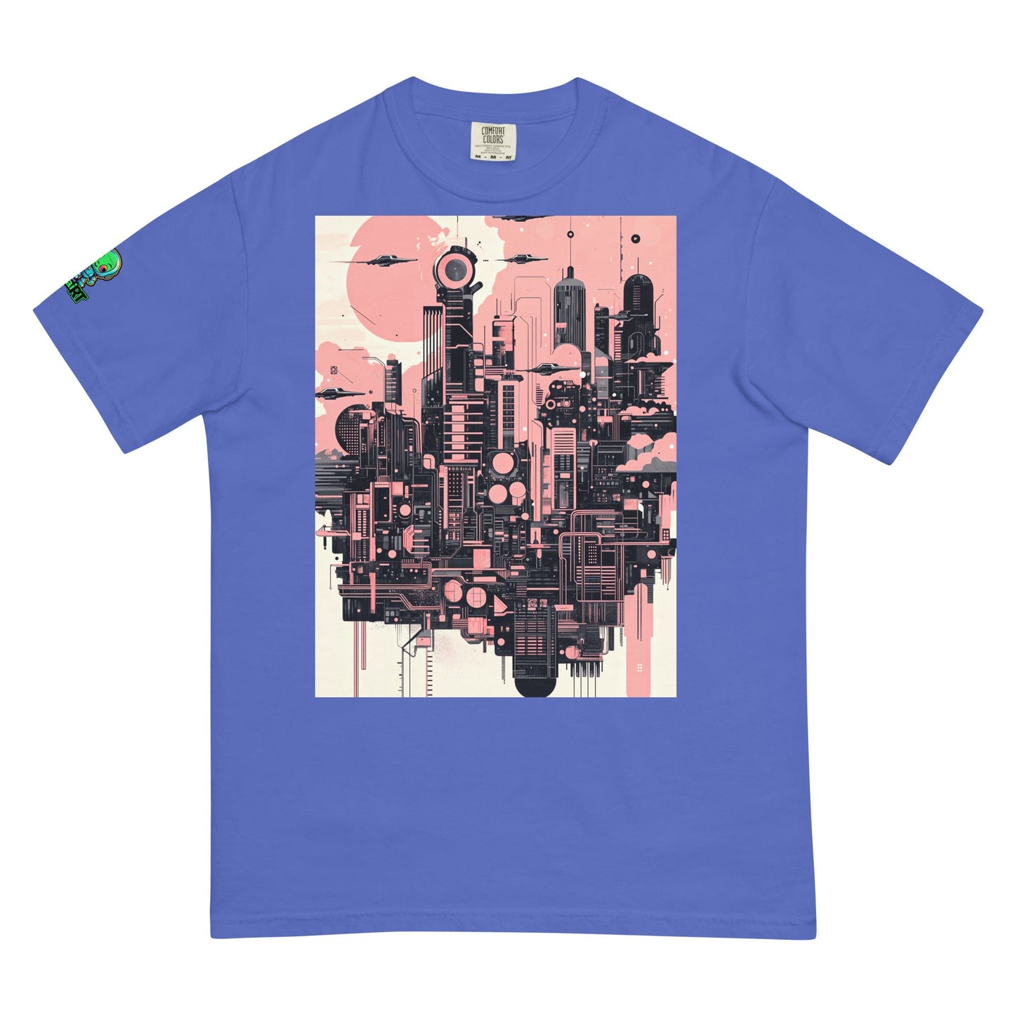 Ecliptica Metropolis - Unisex garment - dyed heavyweight t-shirt - BBairt