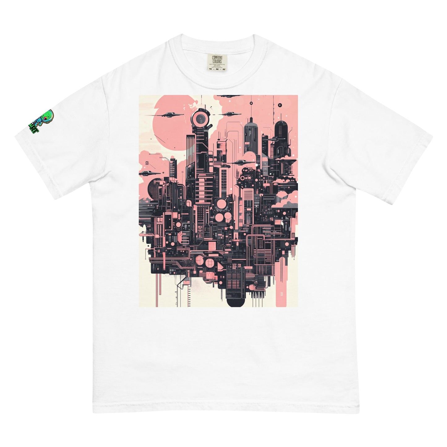 Ecliptica Metropolis - Unisex garment - dyed heavyweight t-shirt - BBairt