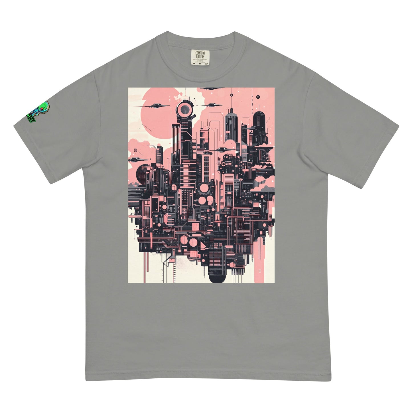 Ecliptica Metropolis - Unisex garment - dyed heavyweight t-shirt - BBairt