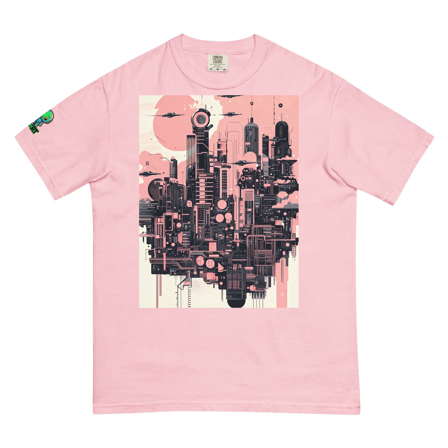 Ecliptica Metropolis - Unisex garment - dyed heavyweight t-shirt - BBairt