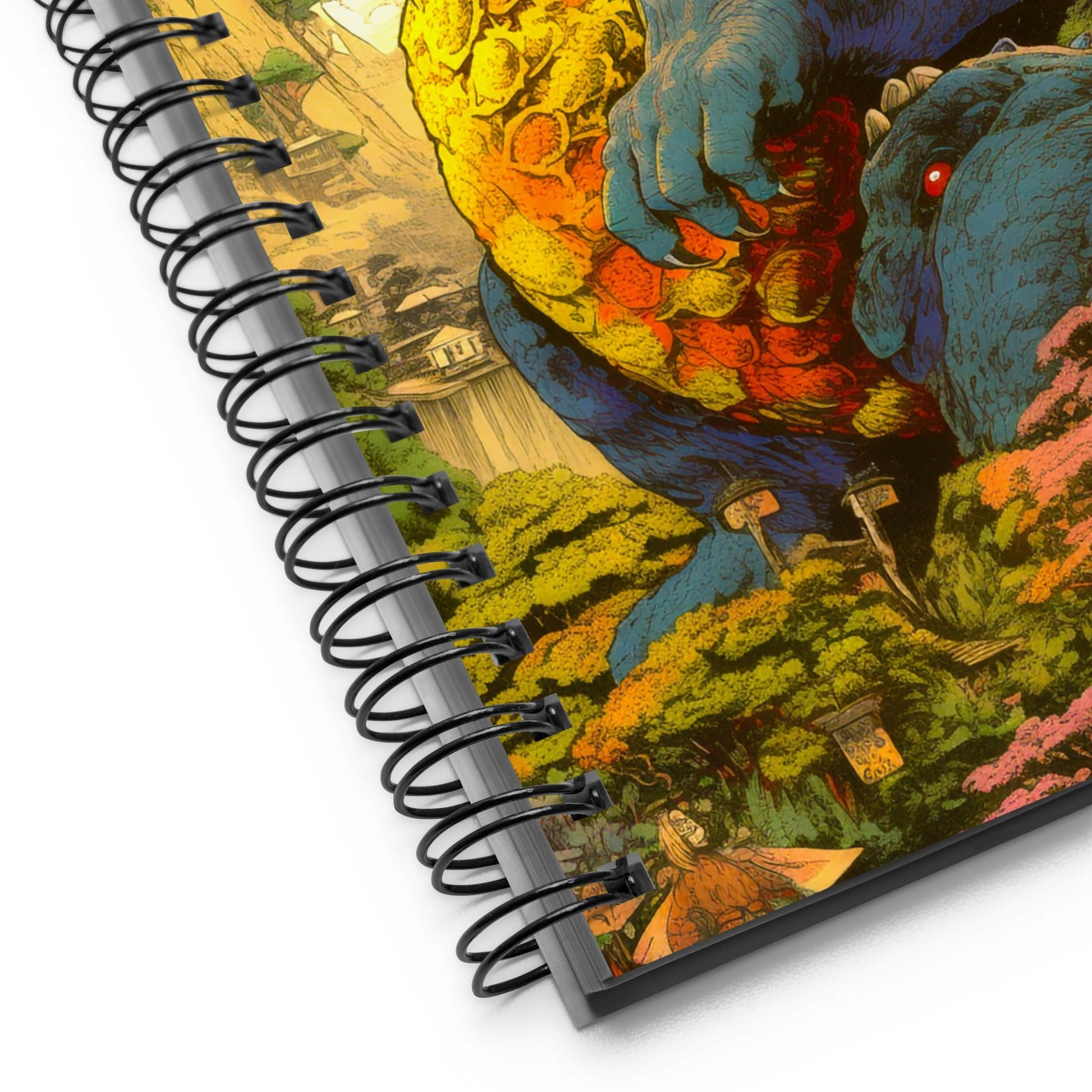 Eggora the Gentle Kaiju - Spiral notebook - BBairt