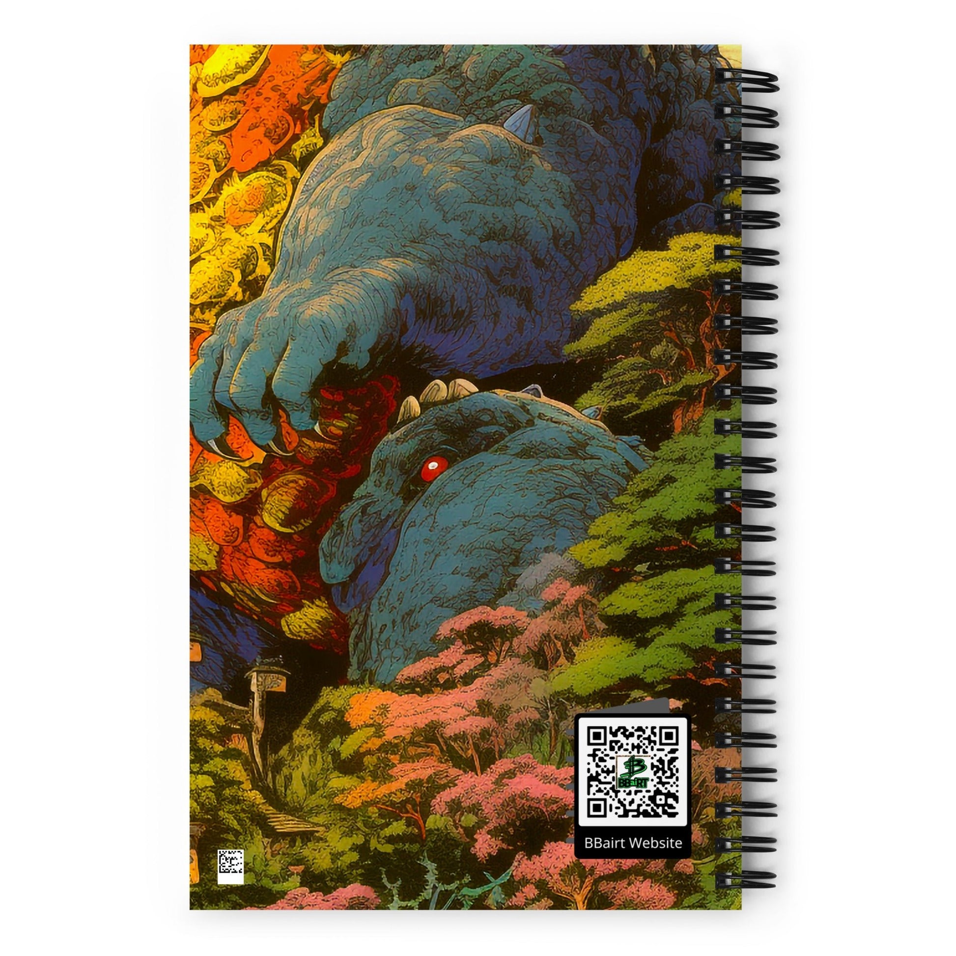 Eggora the Gentle Kaiju - Spiral notebook - BBairt