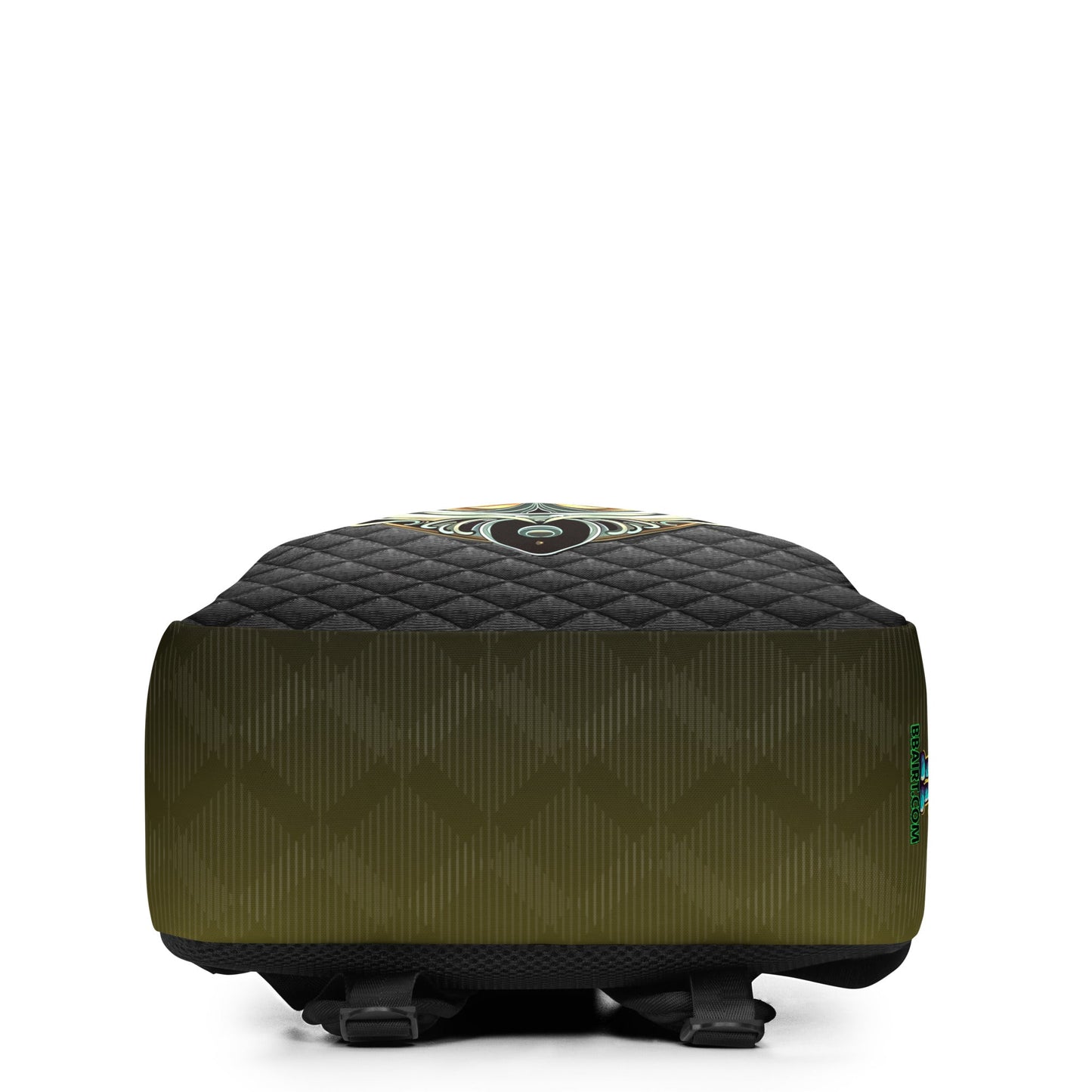 Elemental Harmony: Fiery Phoenix and Calm Lotus - Minimalist Backpack - BBairt