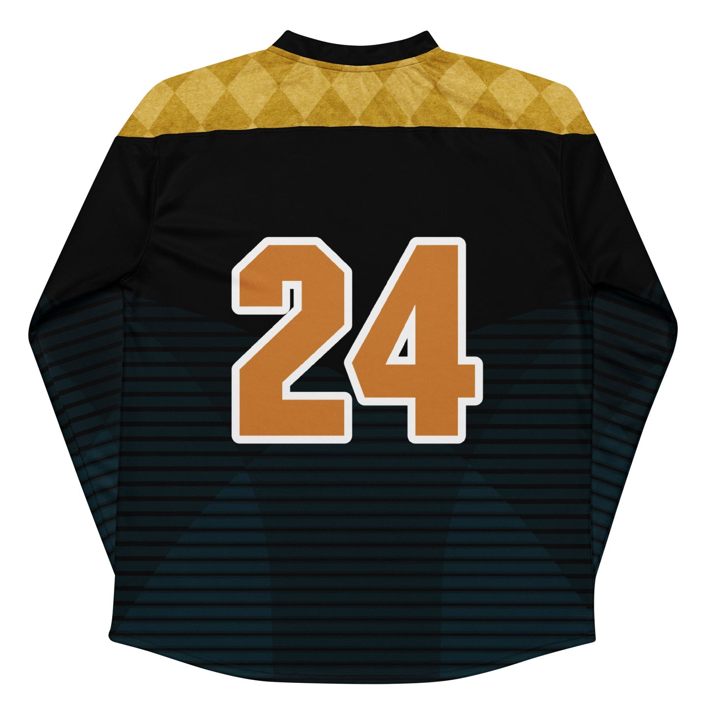 Elemental Harmony: Fiery Phoenix and Calm Lotus - Recycled hockey fan jersey - BBairt