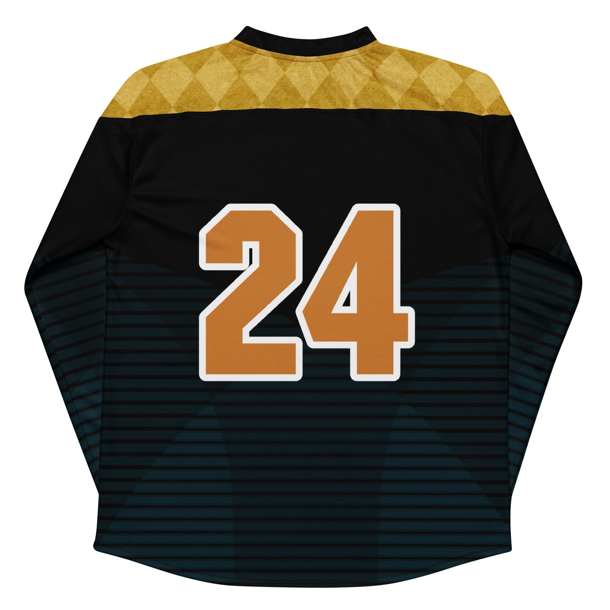 Elemental Harmony: Fiery Phoenix and Calm Lotus - Recycled hockey fan jersey - BBairt