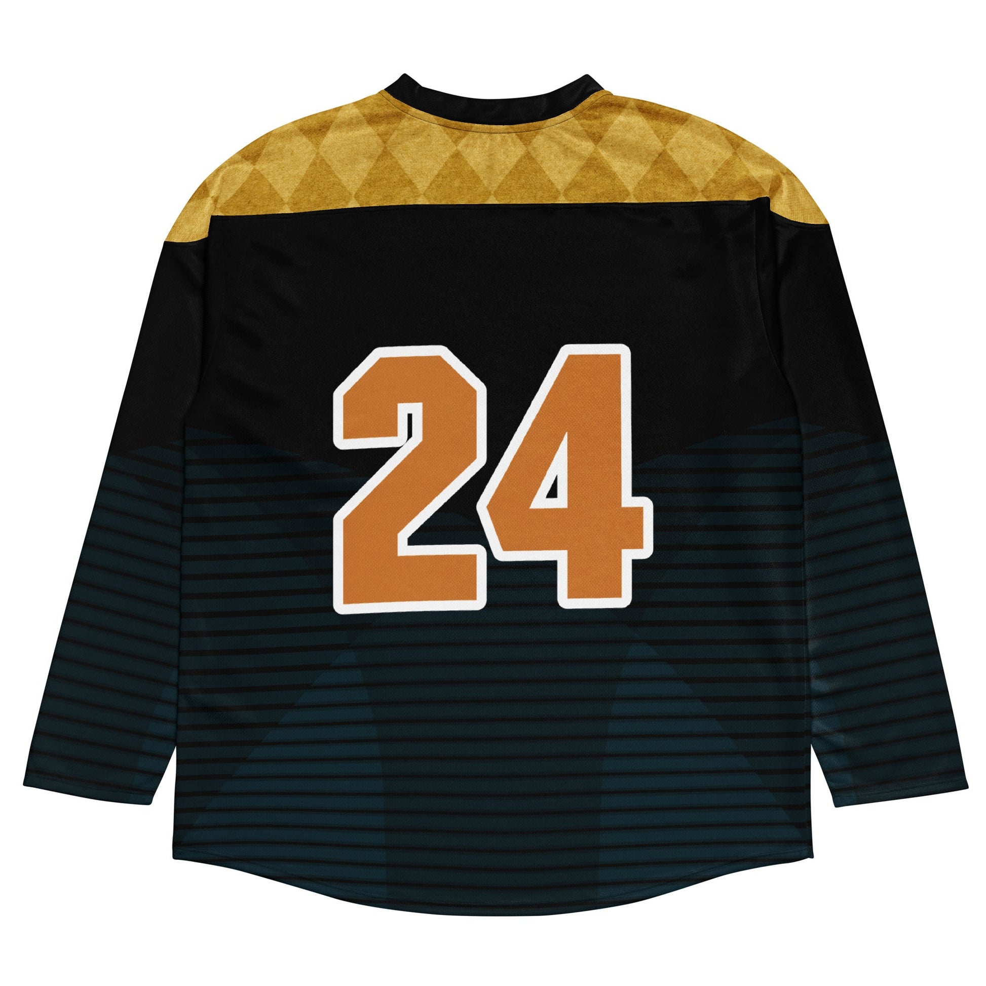Elemental Harmony: Fiery Phoenix and Calm Lotus - Recycled hockey fan jersey - BBairt